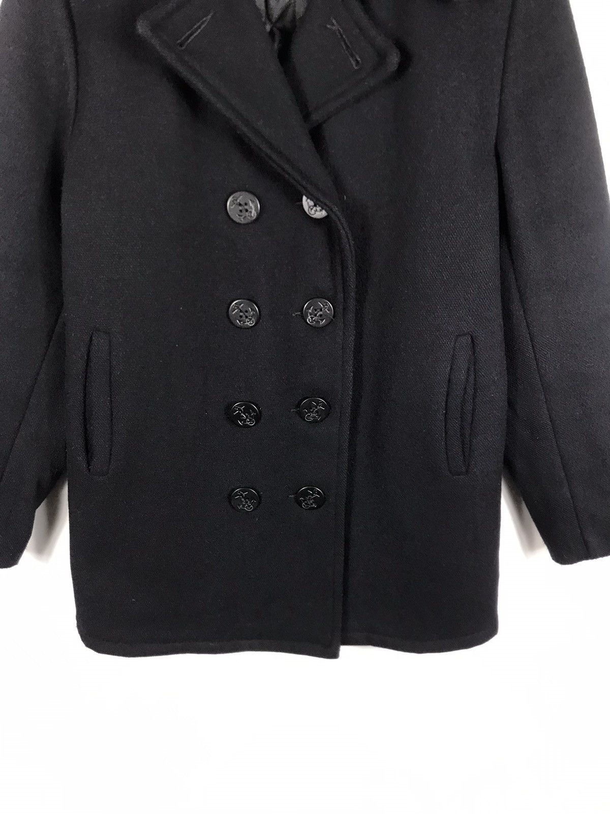 Schott × Vintage ⚡️Vintage Schott U.S 740N Wool Peacoat Jacket Size US M / EU 48-50 / 2 - 5 Thumbnail
