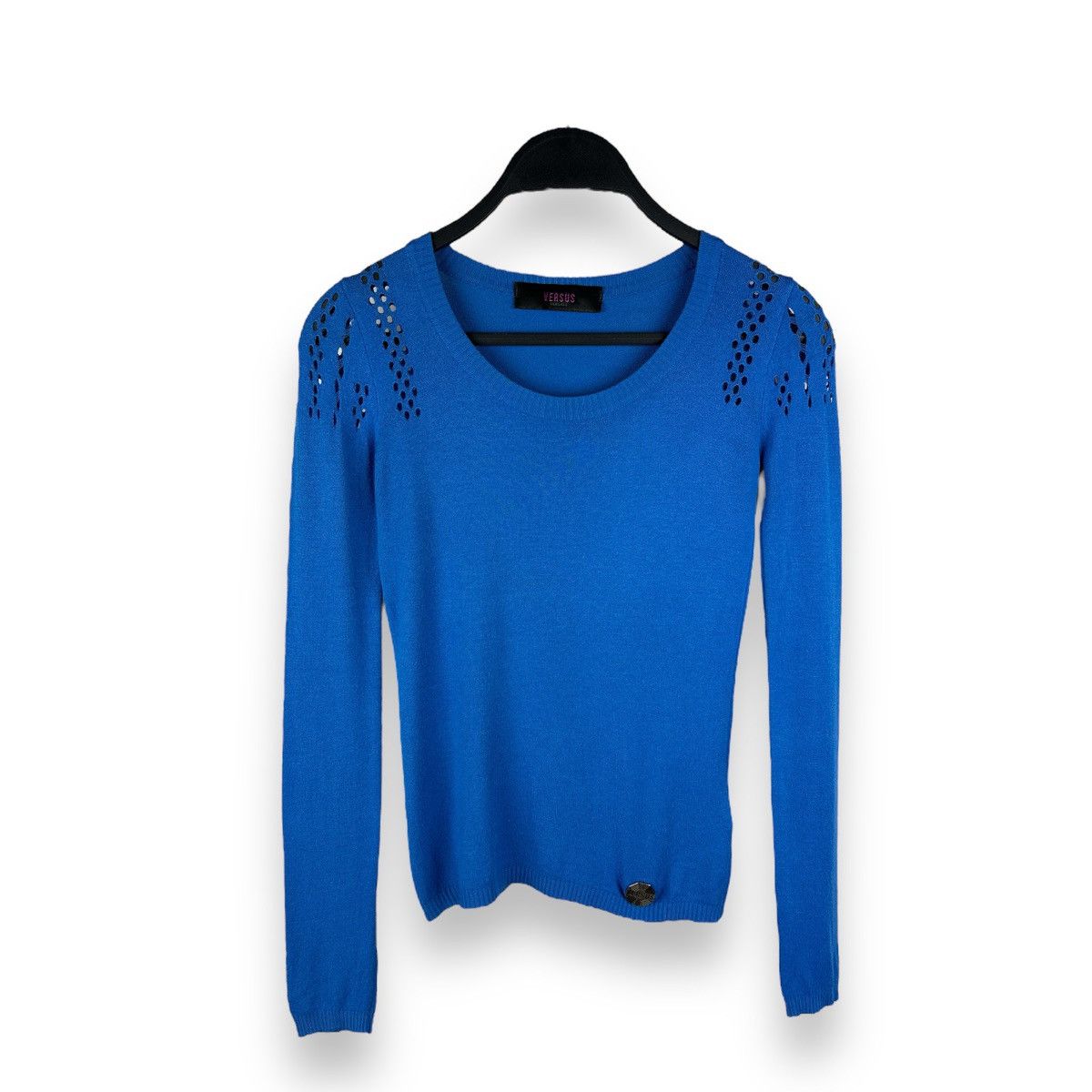 Versus Versace Versus Versace Women’s Viscose Knit Long Sleeve Sweater Size XS / US 0-2 / IT 36-38 - 1 Thumbnail