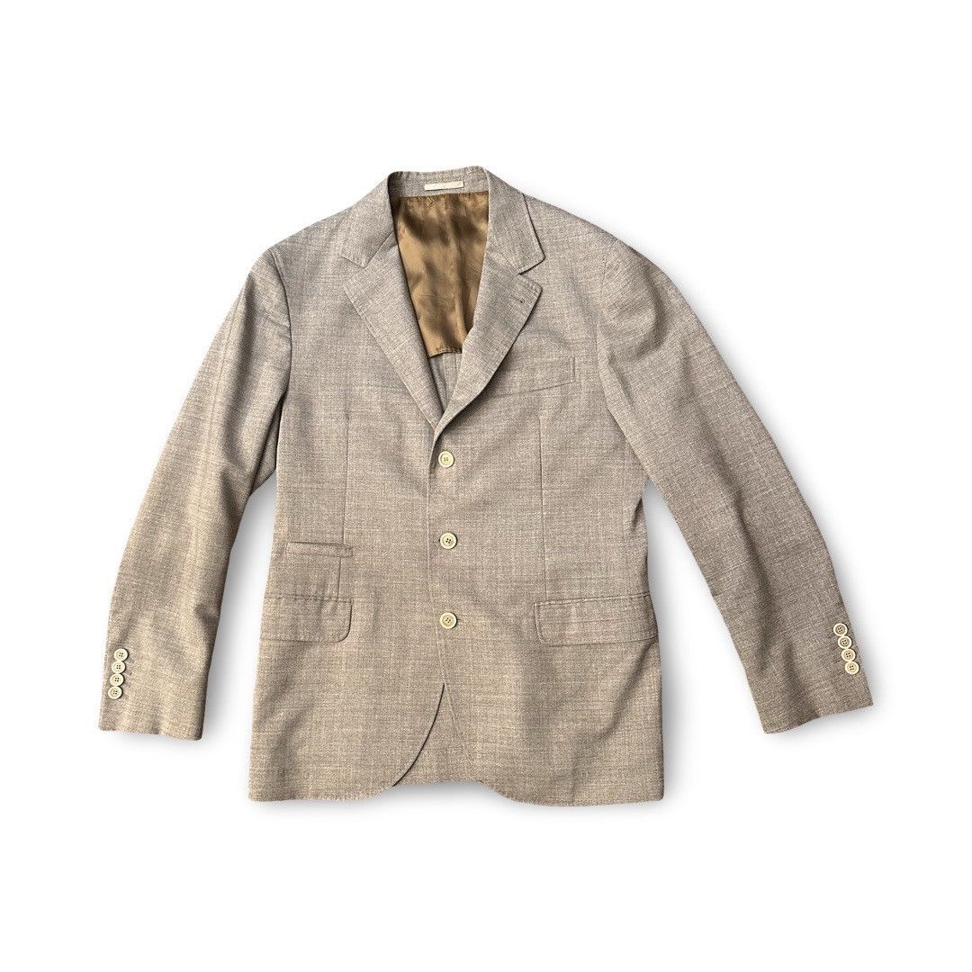 Brunello Cucinelli Brunello Cucinelli Men’s Blazer in Virgin Wool – Size 48 Size 38R - 1 Thumbnail