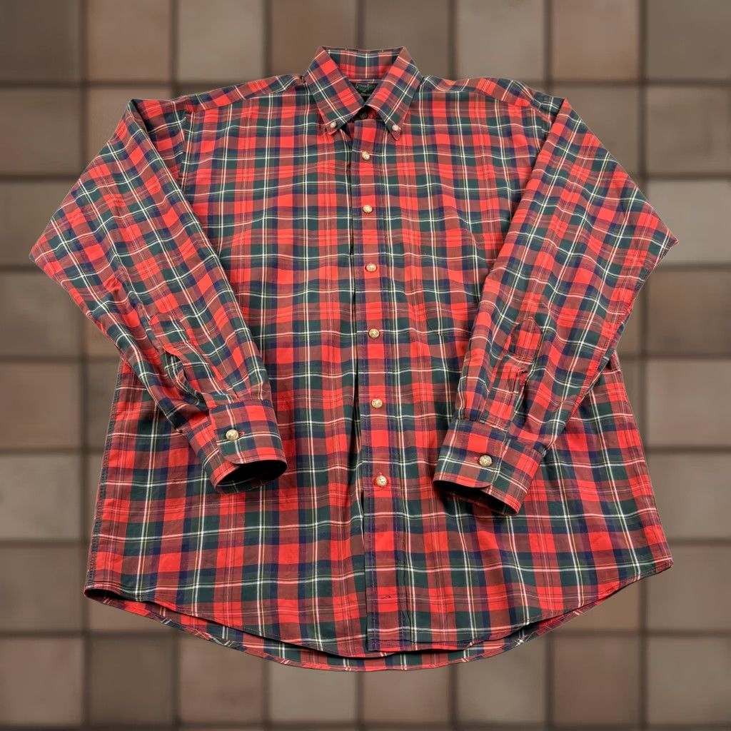 Vintage Gitman Bros Shirt Mens Small Red Plaid Button Up Long Sleeve USA Made Size US S / EU 44-46 / 1 - 1 Thumbnail