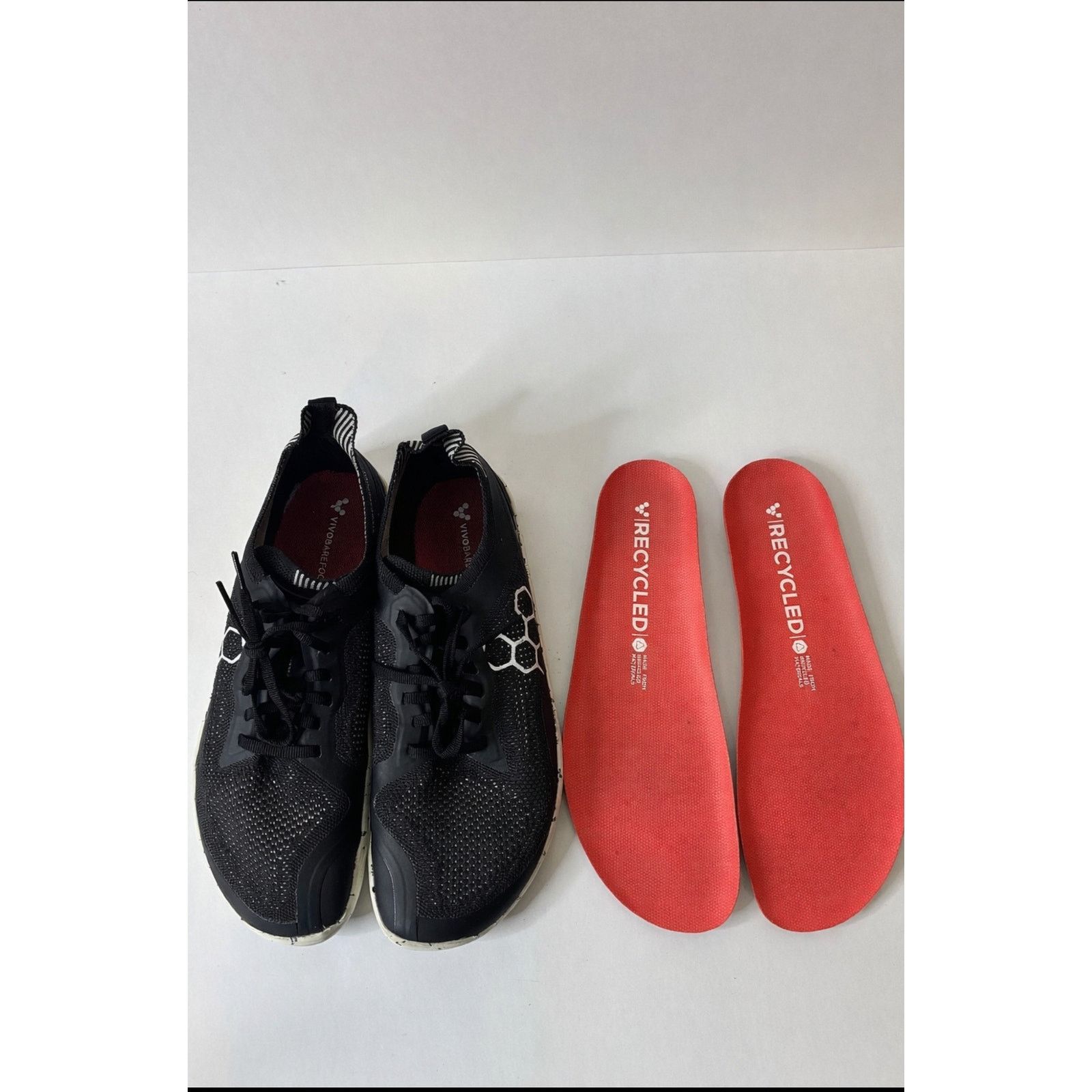 Vivobarefoot VivoBarefoot Geo Knit Mens 10 (43) Black Minimalist Trainers Size US 10 / EU 43 - 8 Thumbnail