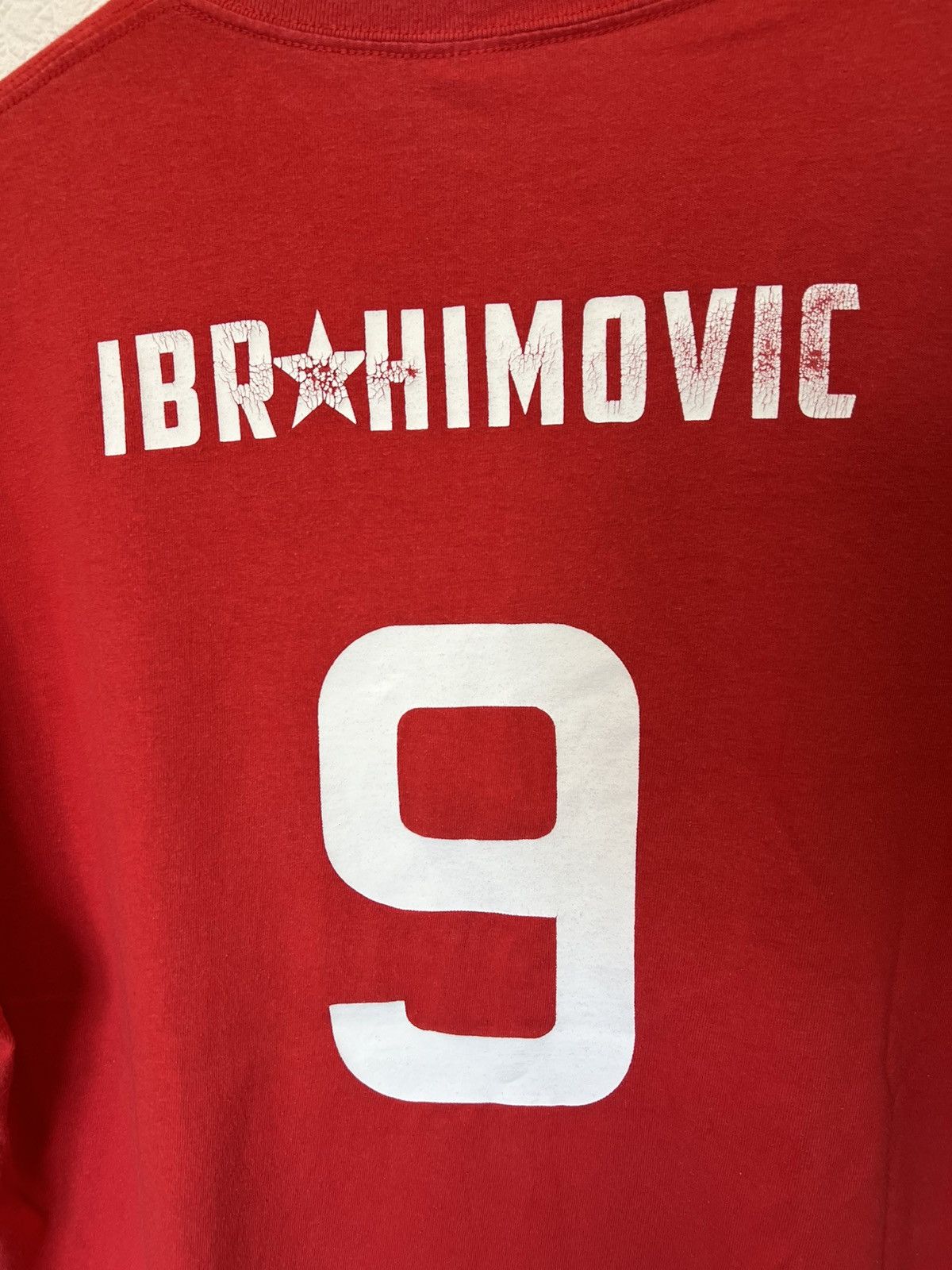 Other Zlatan Devil Ibrahimovic Red Manchester United T Shirt Size US XL / EU 56 / 4 - 4 Thumbnail