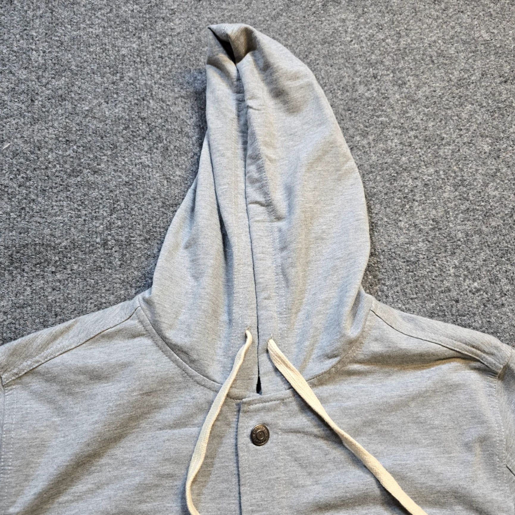 Levi's Levi's Hoodie Mens M Gray Hooded Snap Button Long Sleeve Casual Cardigan Jacket Size US M / EU 48-50 / 2 - 2 Thumbnail