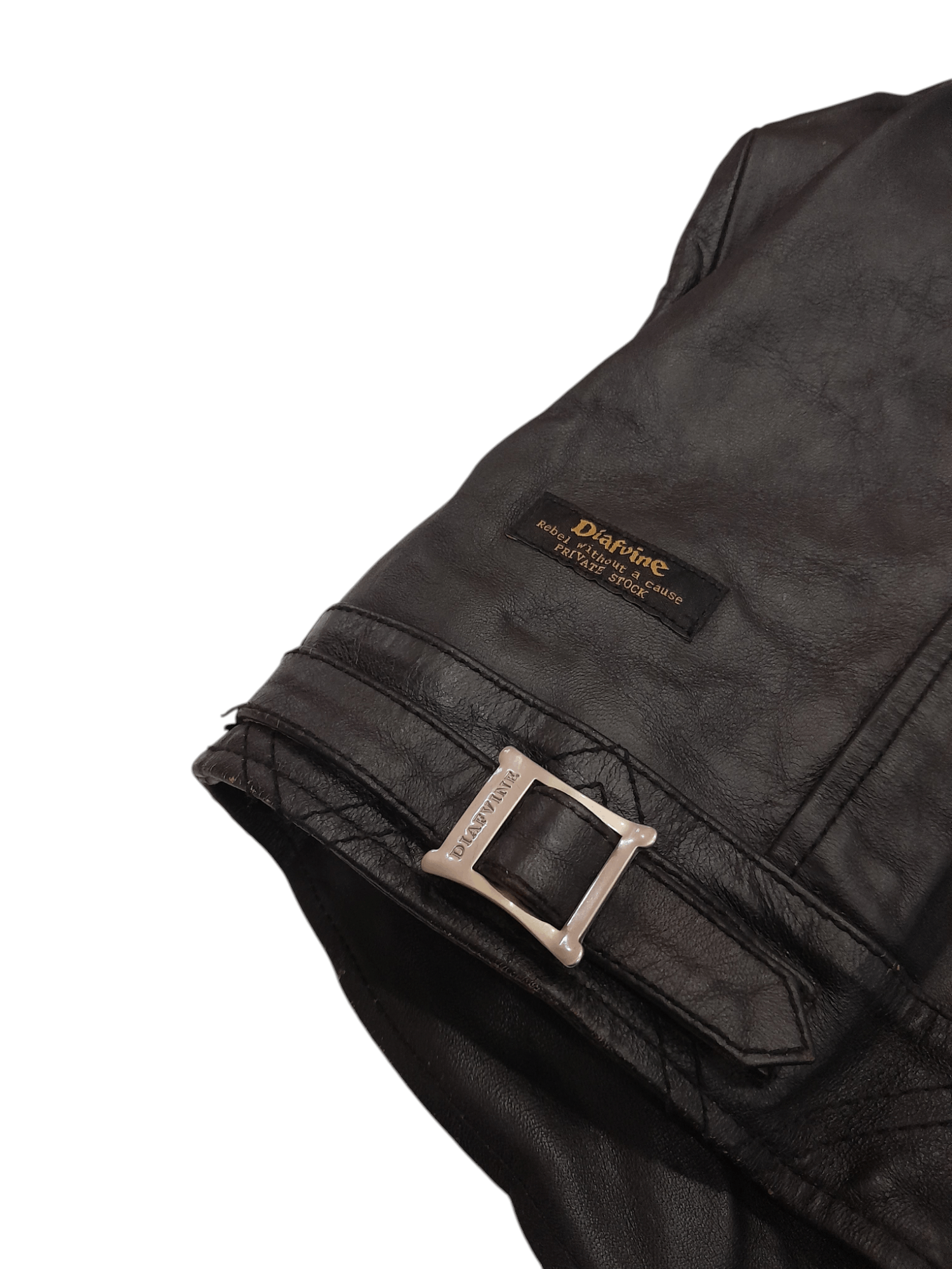 Other DIAFVINE Seung Rae Kim Punk Leather Horsehide Jacket (F467) Size US M / EU 48-50 / 2 - 8 Thumbnail