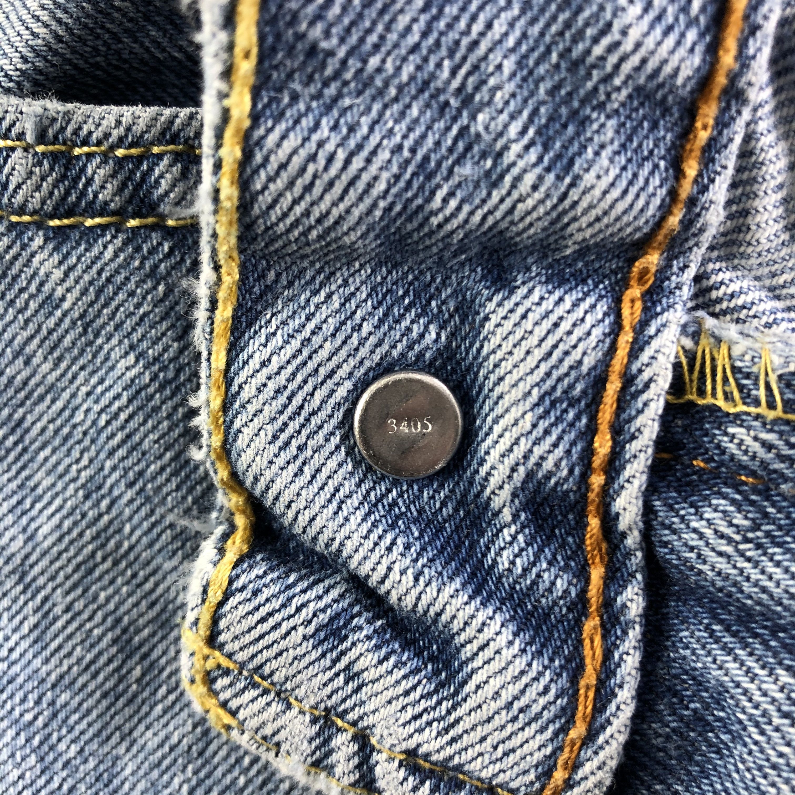 Levi's Vintage Blue Wash Levis Jeans-J3387 Size US 34 / EU 50 - 11 Thumbnail