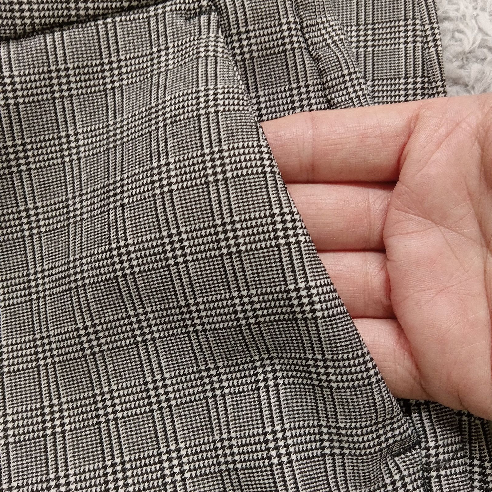 & Other Stories Carolina Belle Houndstooth Crop Dress Pants 6 (30 X 28) Size 28" / US 6 / IT 42 - 7 Thumbnail