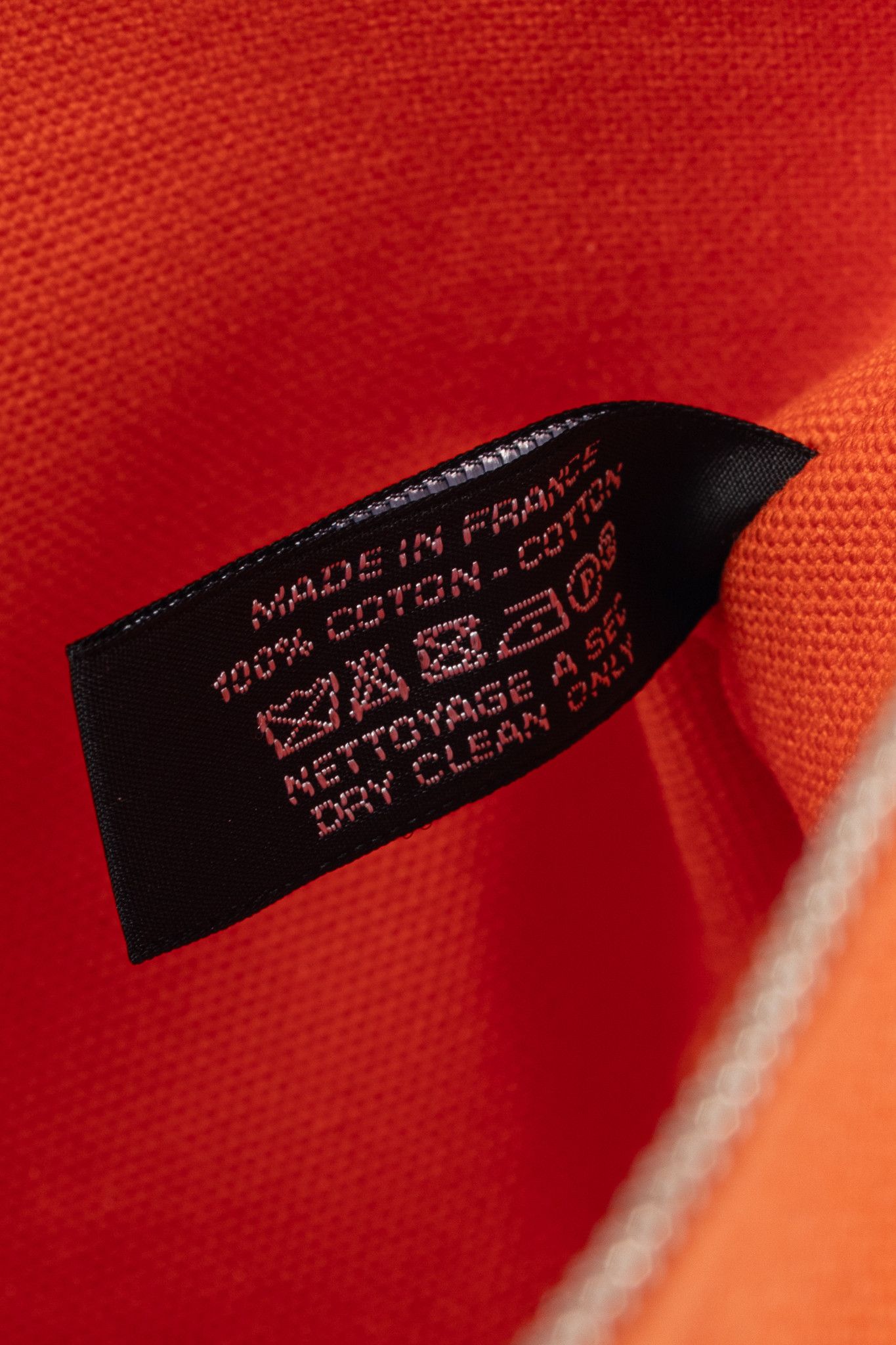 Hermes Hermes Flat Yachting GM Orange Logo Toile Pouch Size ONE SIZE - 11 Thumbnail