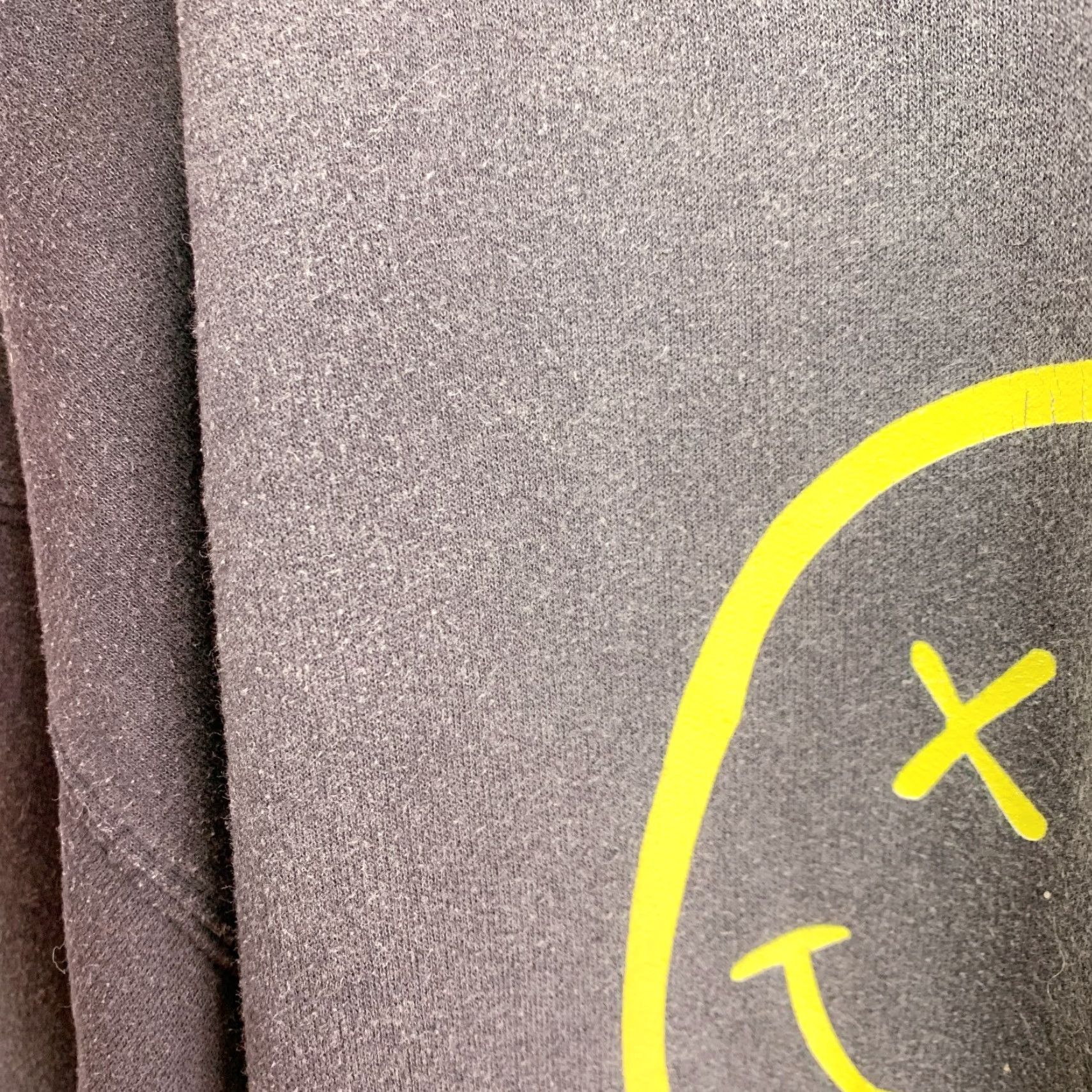 Vintage Vintage Nirvana Smiley Face Faded Black Full Zip Hoodie Jacket Large XL Mens Hoodie Size US L / EU 52-54 / 3 - 5 Thumbnail