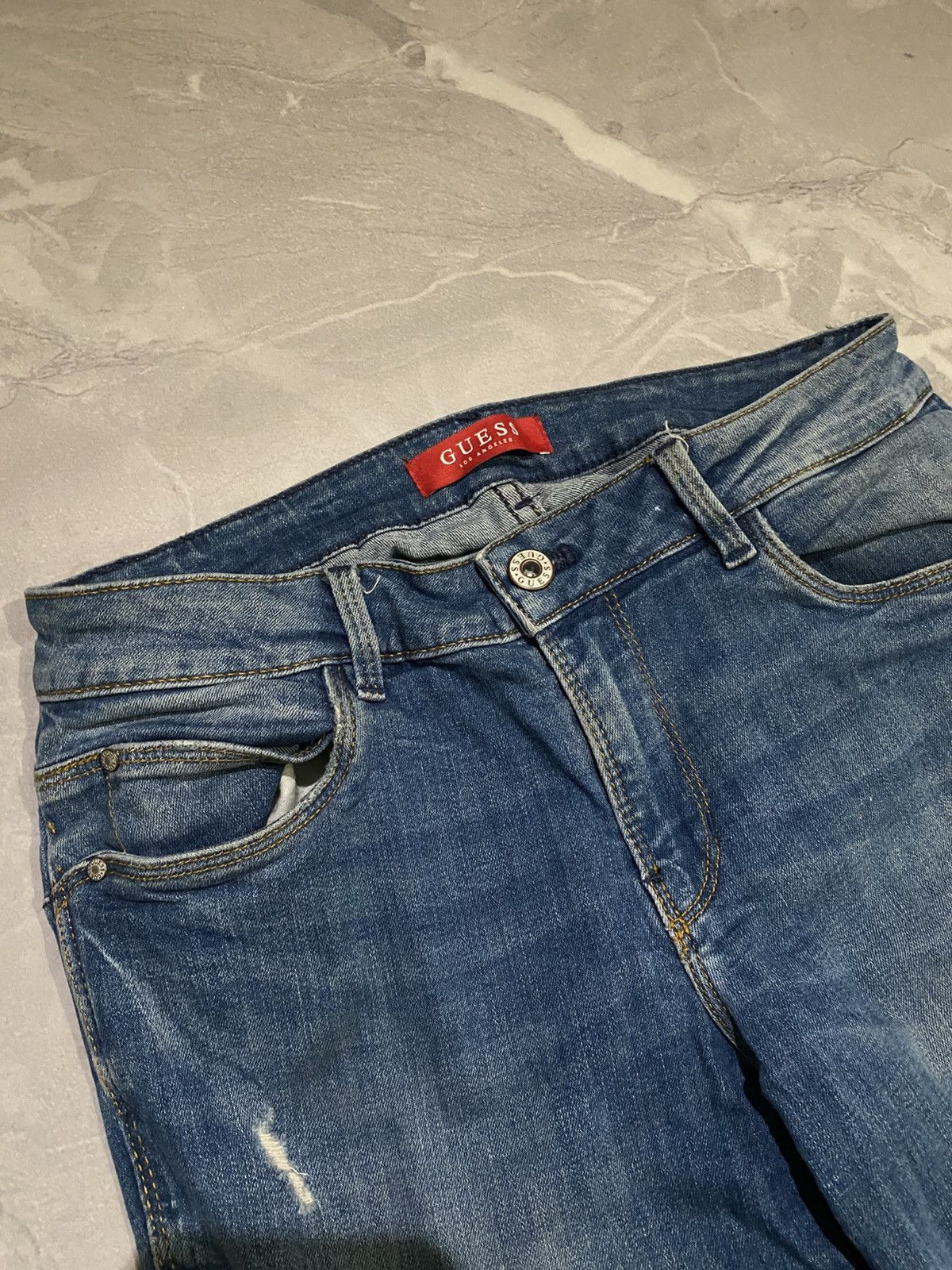 Vintage Distressed If Six Was Nine Style / Avant Archive Rock 90s Size US 28 / EU 44 - 2 Thumbnail