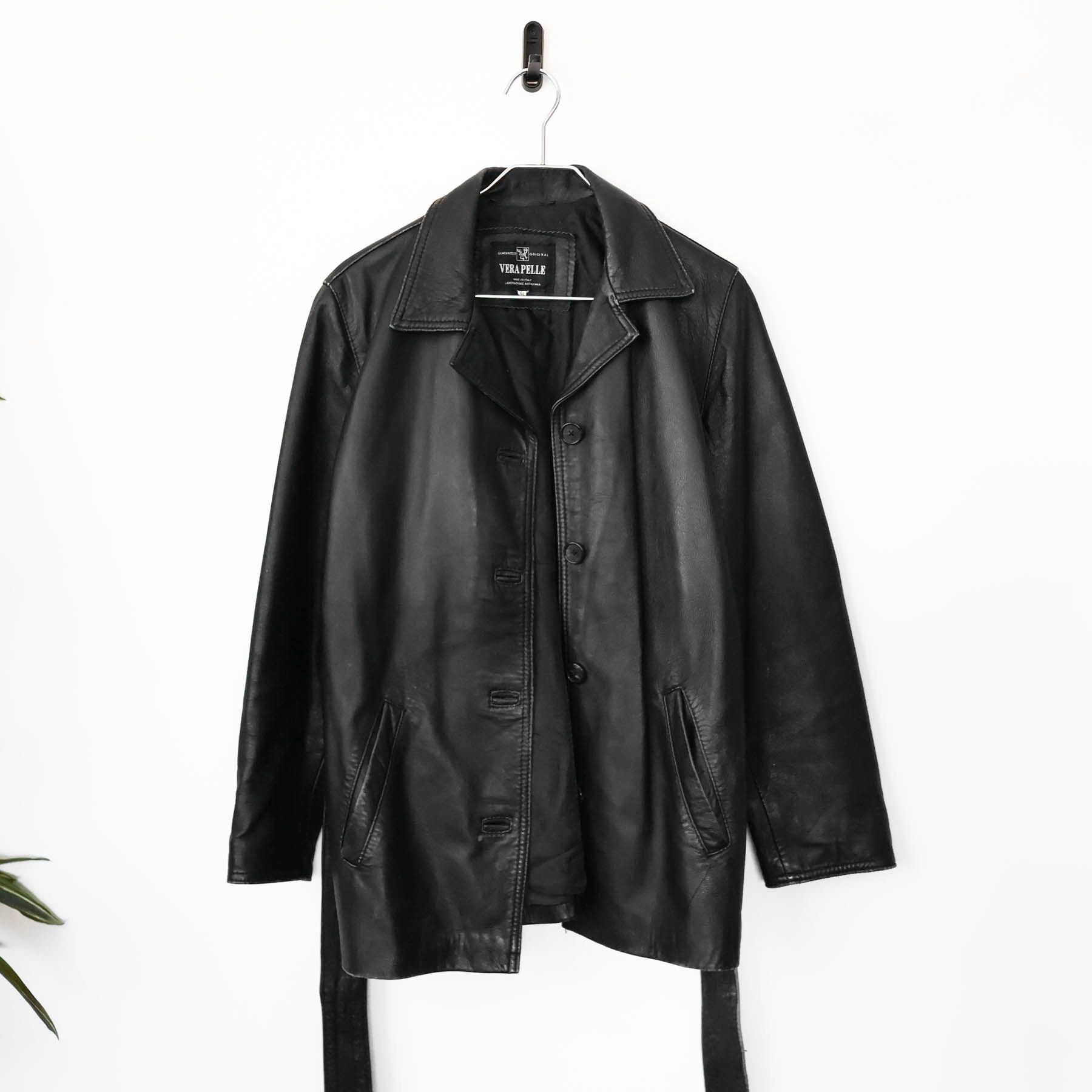 Vintage Vera Pella Soft Genuine Leather Jacket Coat Made In Italy Size M / US 6-8 / IT 42-44 - 4 Thumbnail
