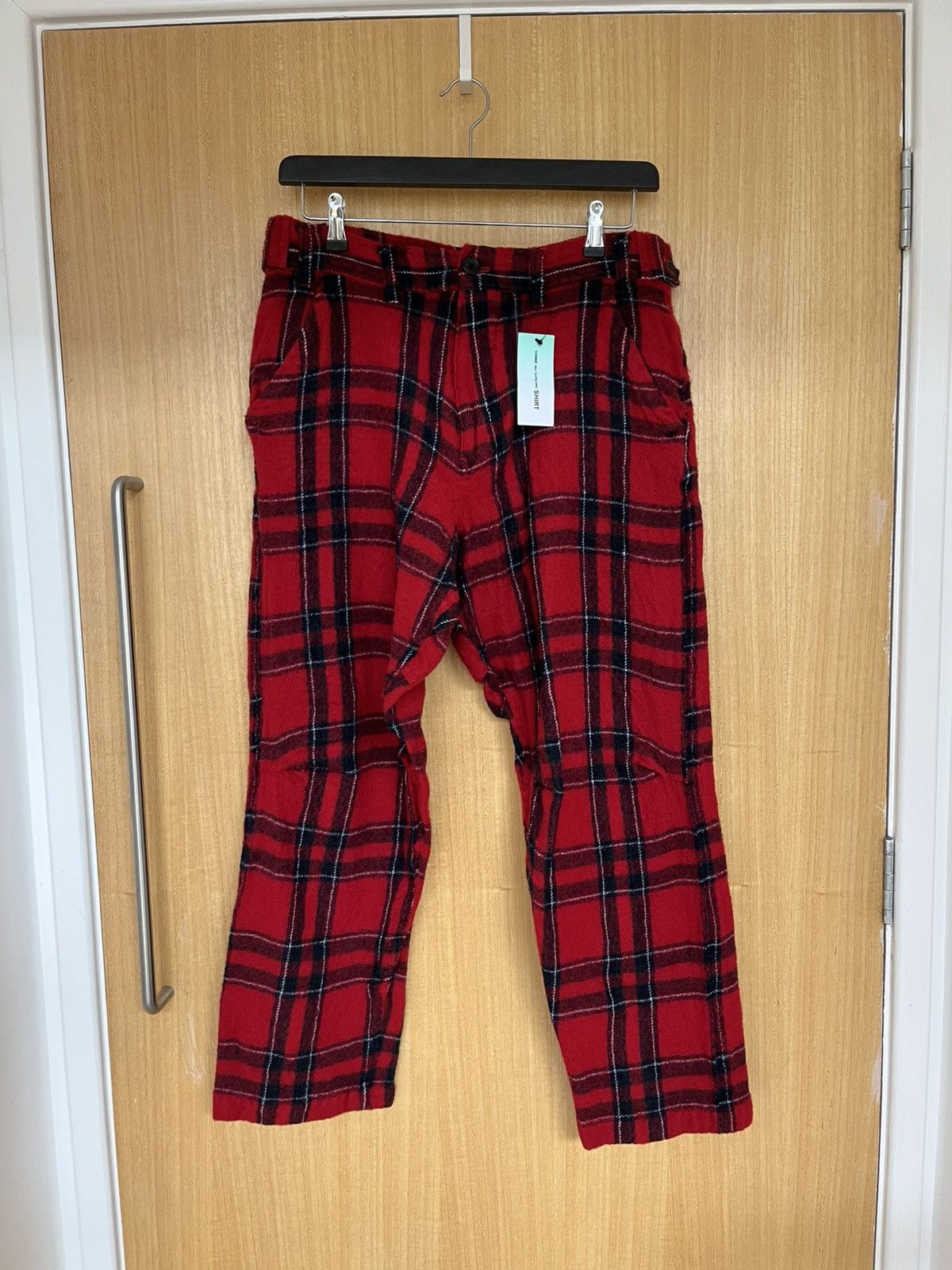Comme des Garcons SHIRT BNWT COMME DES GARÇONS WOOL TARTEN TROUSERS M Size US 32 / EU 48 - 1 Thumbnail
