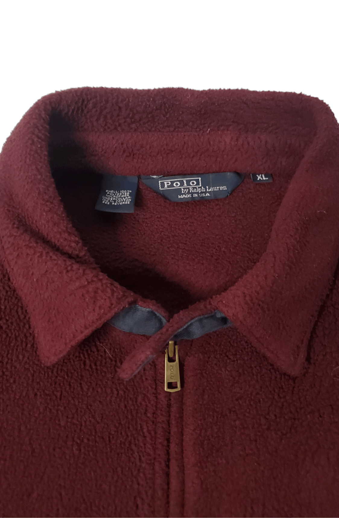Vintage 90s Polo Ralph Lauren Fleece Jacket Size US XL / EU 56 / 4 - 3 Thumbnail