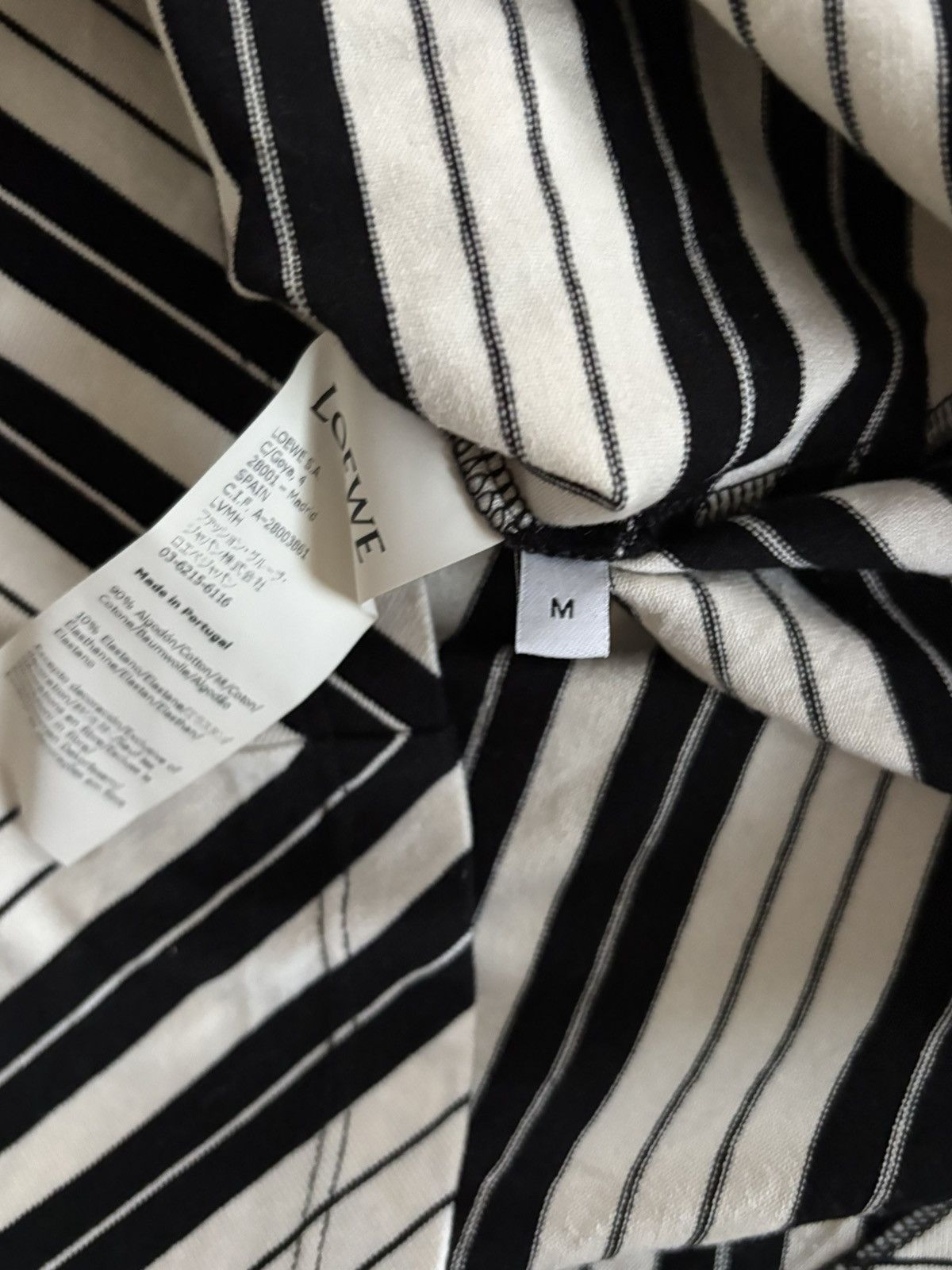 Loewe Anagram Embroidered Contrast Stripe Turtleneck Size M / US 6-8 / IT 42-44 - 5 Thumbnail