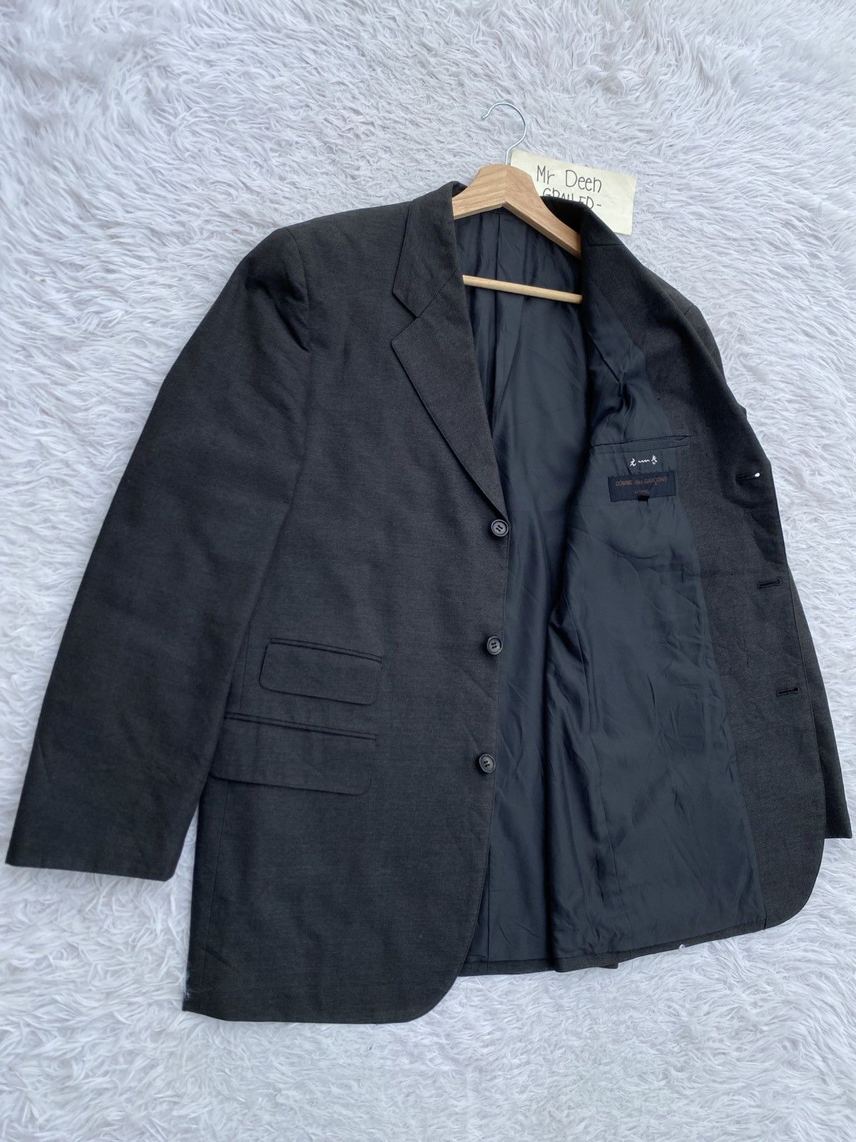 Comme des Garcons Homme Rare Vintage Comme Des Garcons Homme AD1999 Blazer Size 36R - 6 Thumbnail