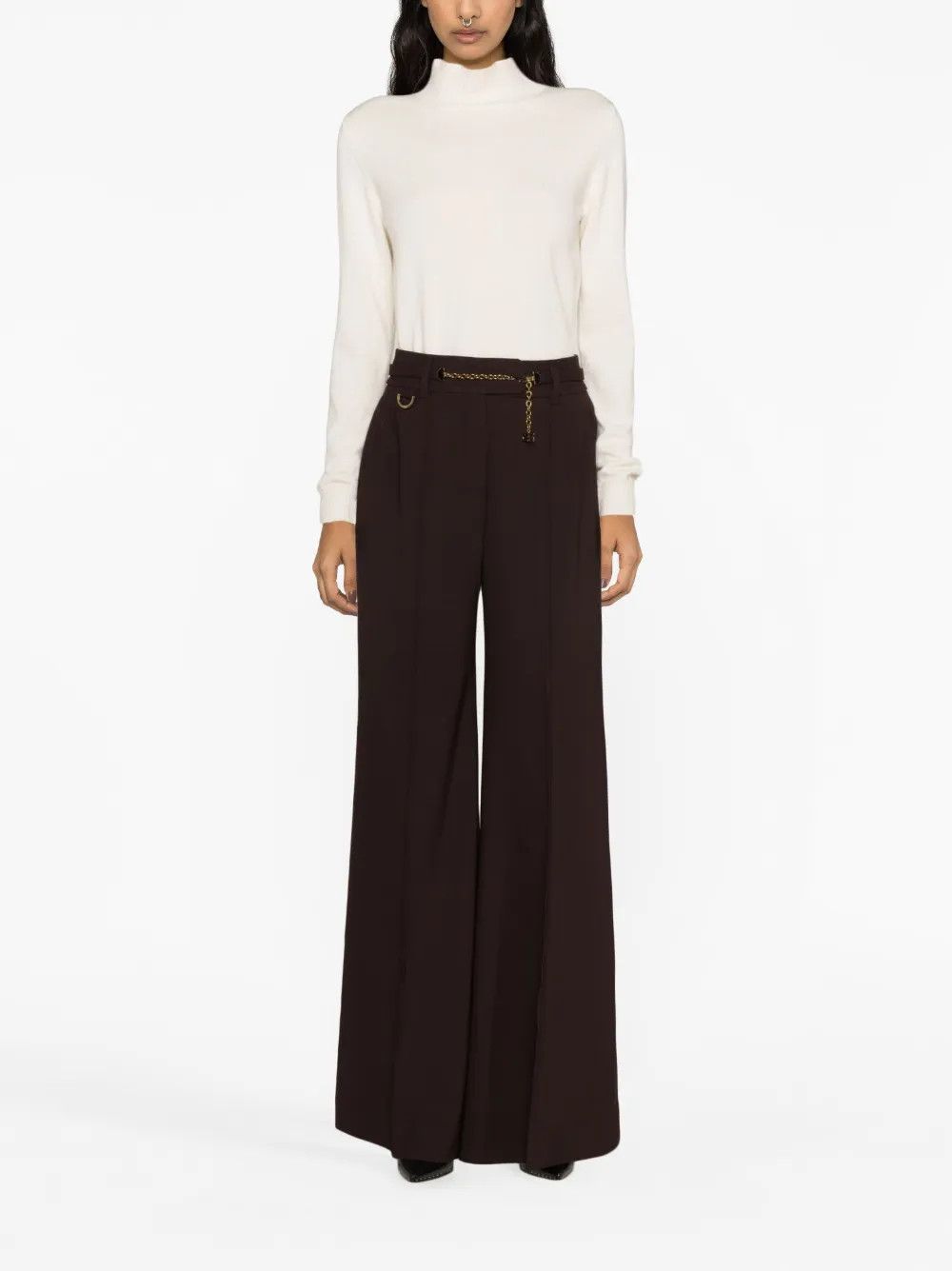 Zimmermann oc11z0225 Luminosity Tailored Trouser in Dark Brown Size 25" / US 0 / IT 36 - 2 Thumbnail