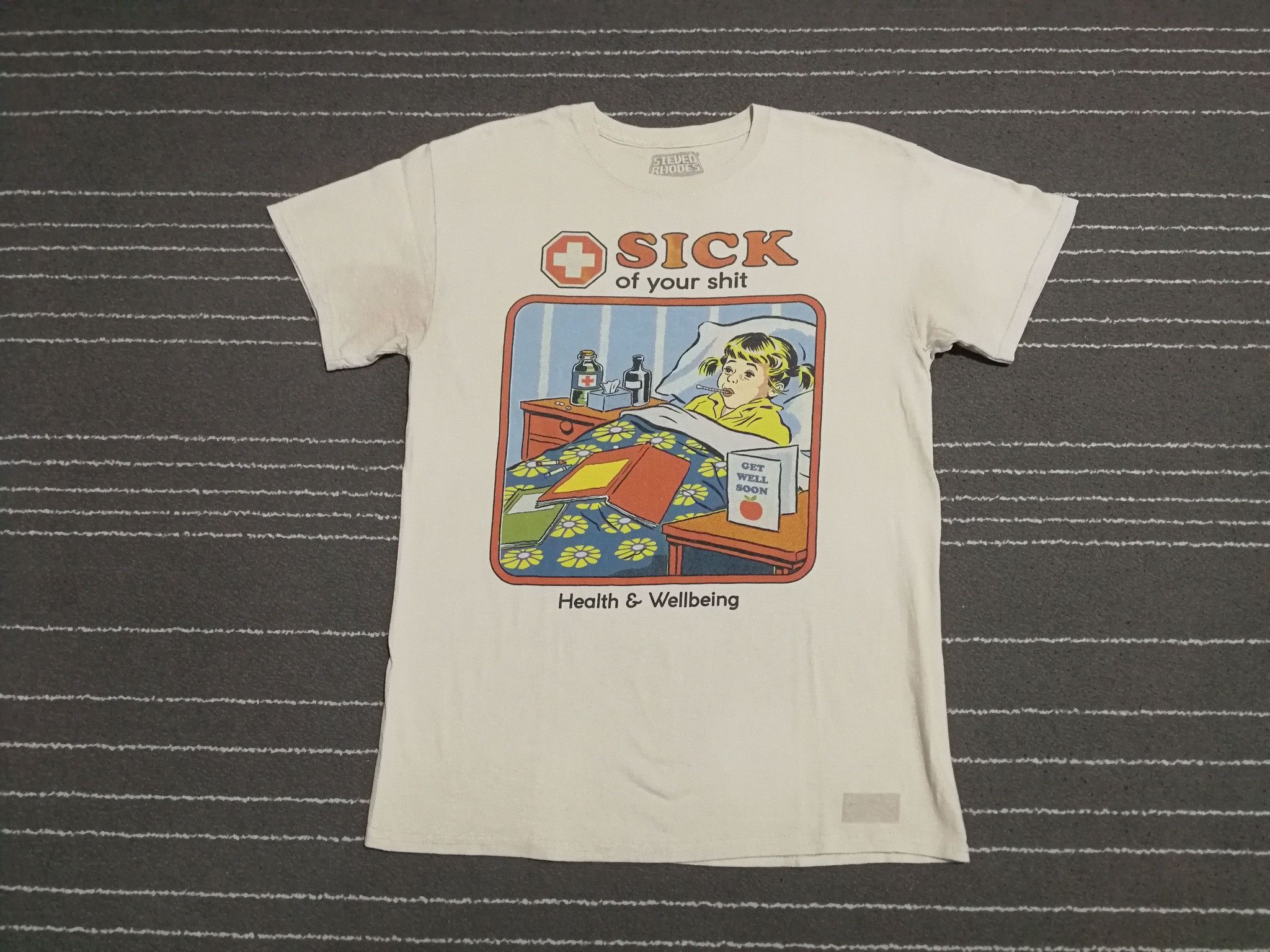 Vintage Steven Rhodes sick of your shirt S 1889 Size US M / EU 48-50 / 2 - 1 Thumbnail