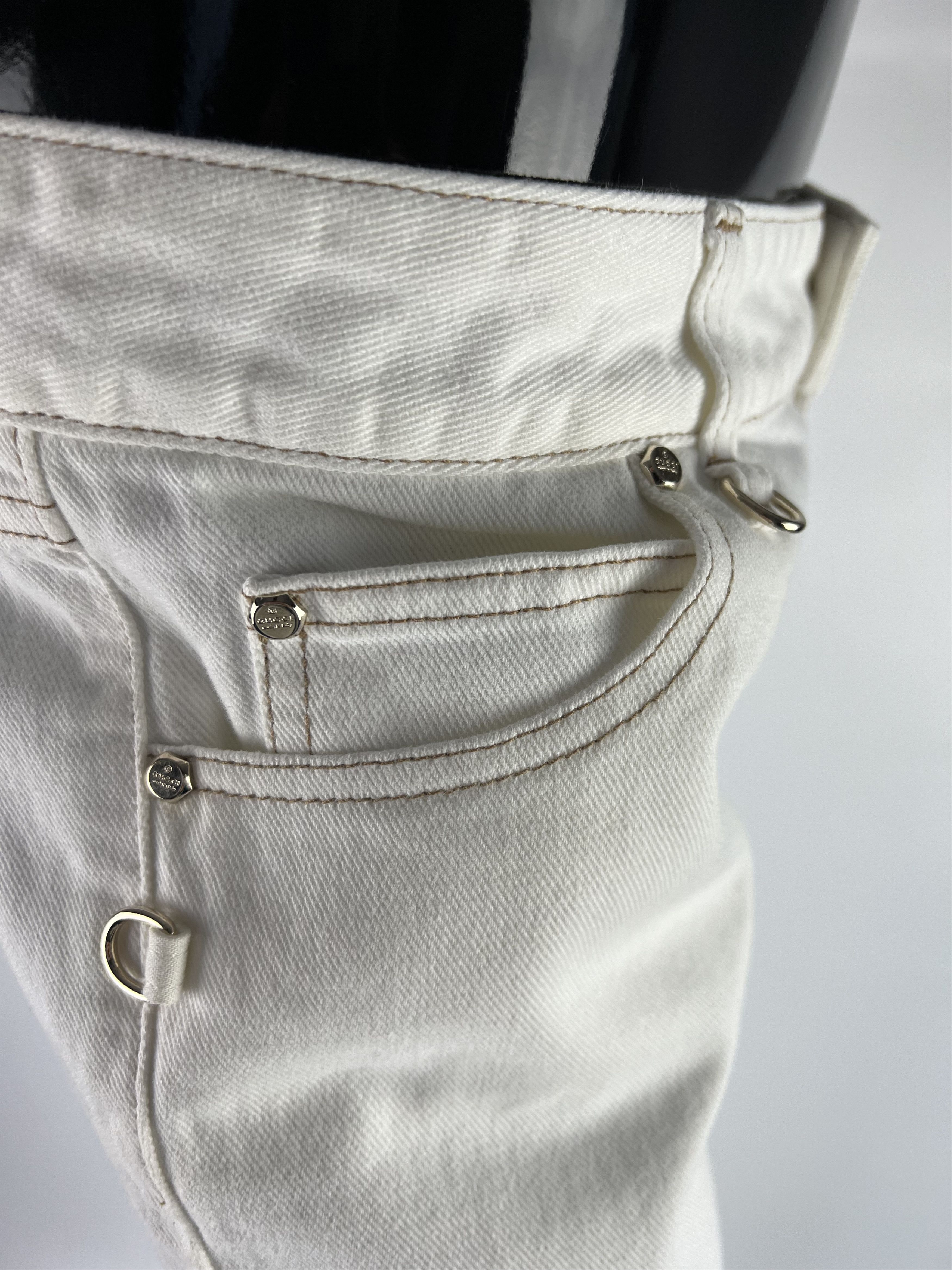Gucci 2005 Gucci Tom Ford Era Vtg Women's Flared Jeans Size S/M Size 28" / US 6 / IT 42 - 5 Thumbnail