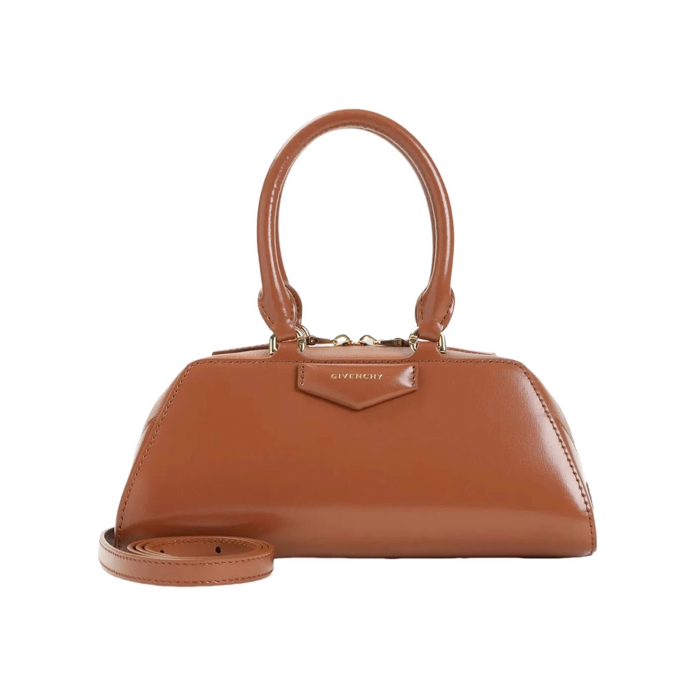 Givenchy GIVENCHY Antigona Mini Caramel Brown East-West New Size ONE SIZE - 1 Thumbnail