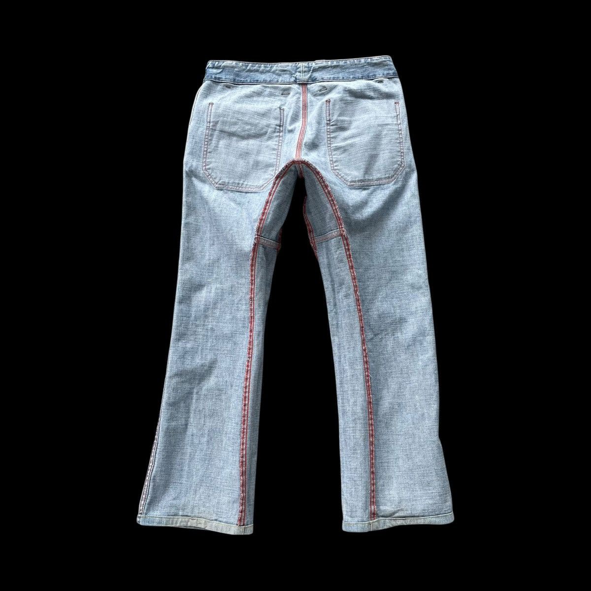 Diesel DIESEL INDUSTRY FLARE SPIRAL CUT FLY BUTTON DENIM PANTS Size US 30 / EU 46 - 3 Thumbnail