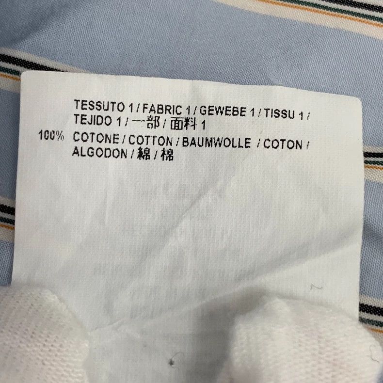 Balenciaga Balenciaga size 34 Long shirt with blue stripes and logo s Size XS / US 0-2 / IT 36-38 - 7 Thumbnail