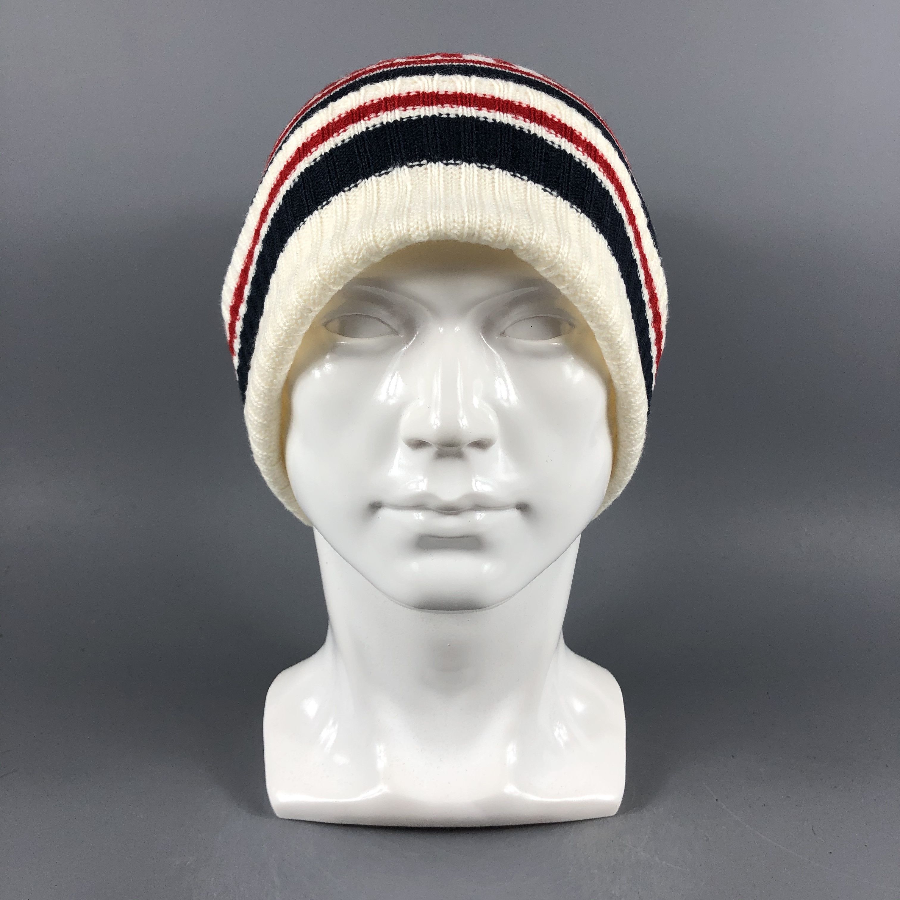 image of Vintage Womens Tommy Girl Pompom Beanie Snow Hat Snow Cap -D1184
