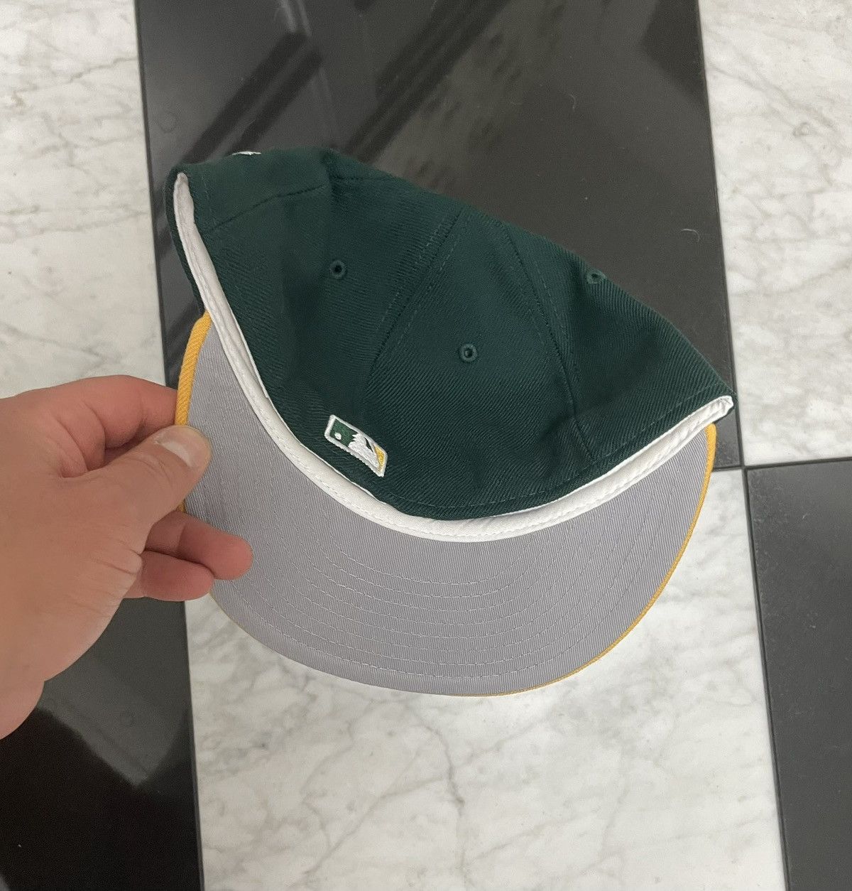 New Era 🔥 Exclusive customized A’s hat size 7 Size ONE SIZE - 2 Thumbnail