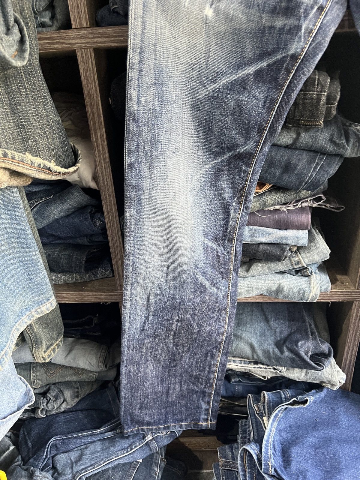 Japanese Brand 🔥Back Number Premium Vintage Flared Denim Size US 29 - 6 Thumbnail