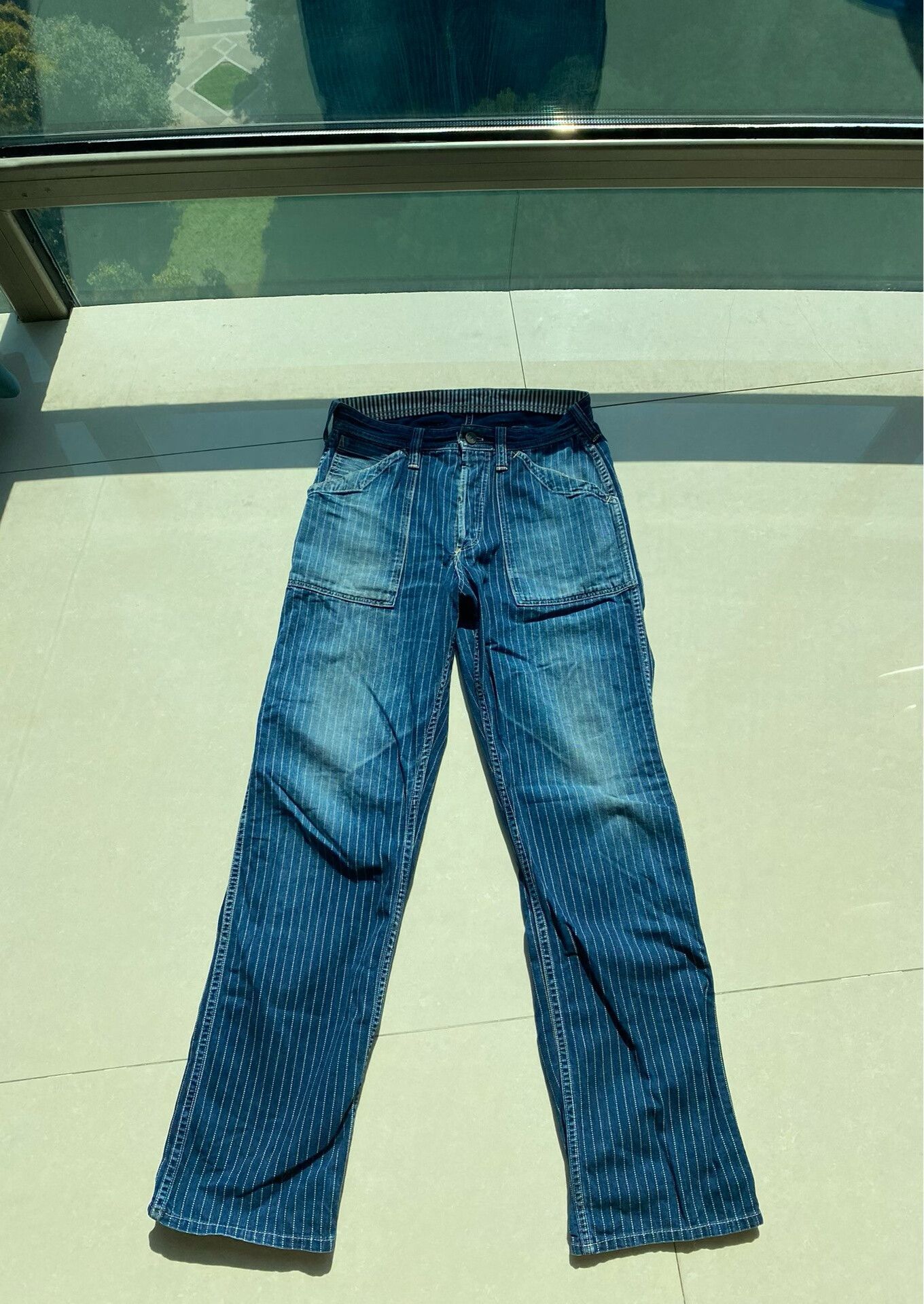 Freewheelers longshoreman bootleggers denim pants for men Size US 30 / EU 46 - 1 Thumbnail