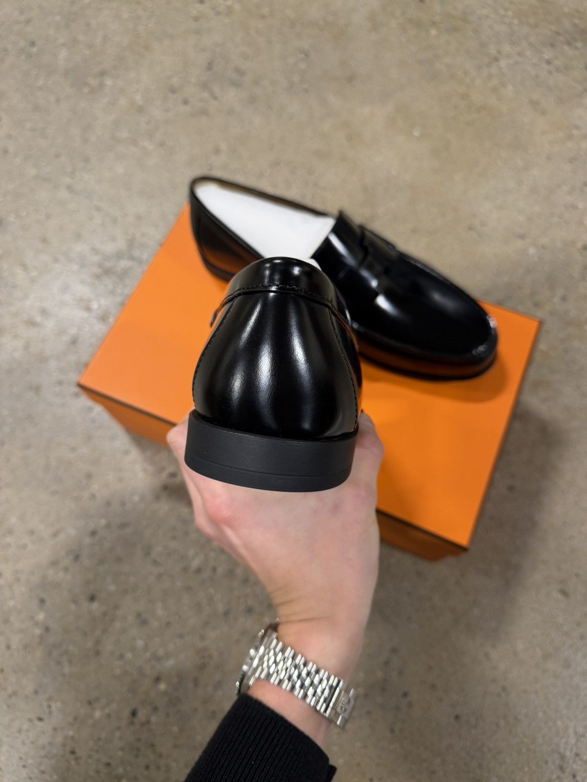 Hermes Hermes Paris Luc Leather Loafer NEW 1300$ Size US 9 / EU 42 - 4 Thumbnail