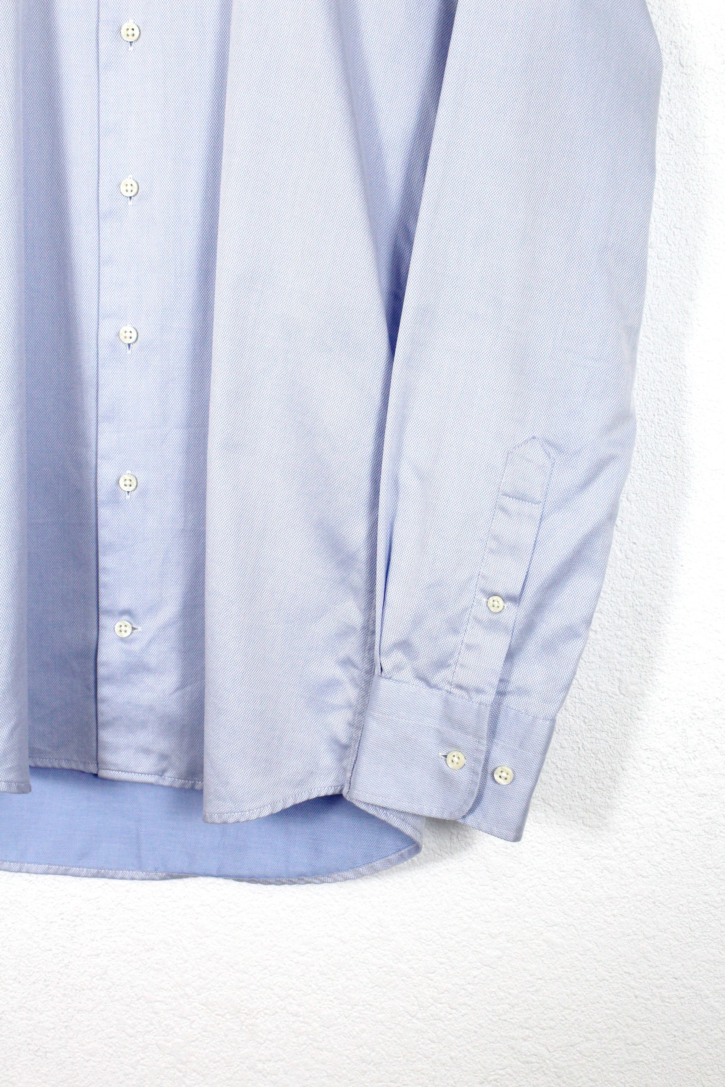 Suitsupply Suitsupply Blue Egyptian Cotton Formal Shirt 38 size Size US M / EU 48-50 / 2 - 2 Thumbnail