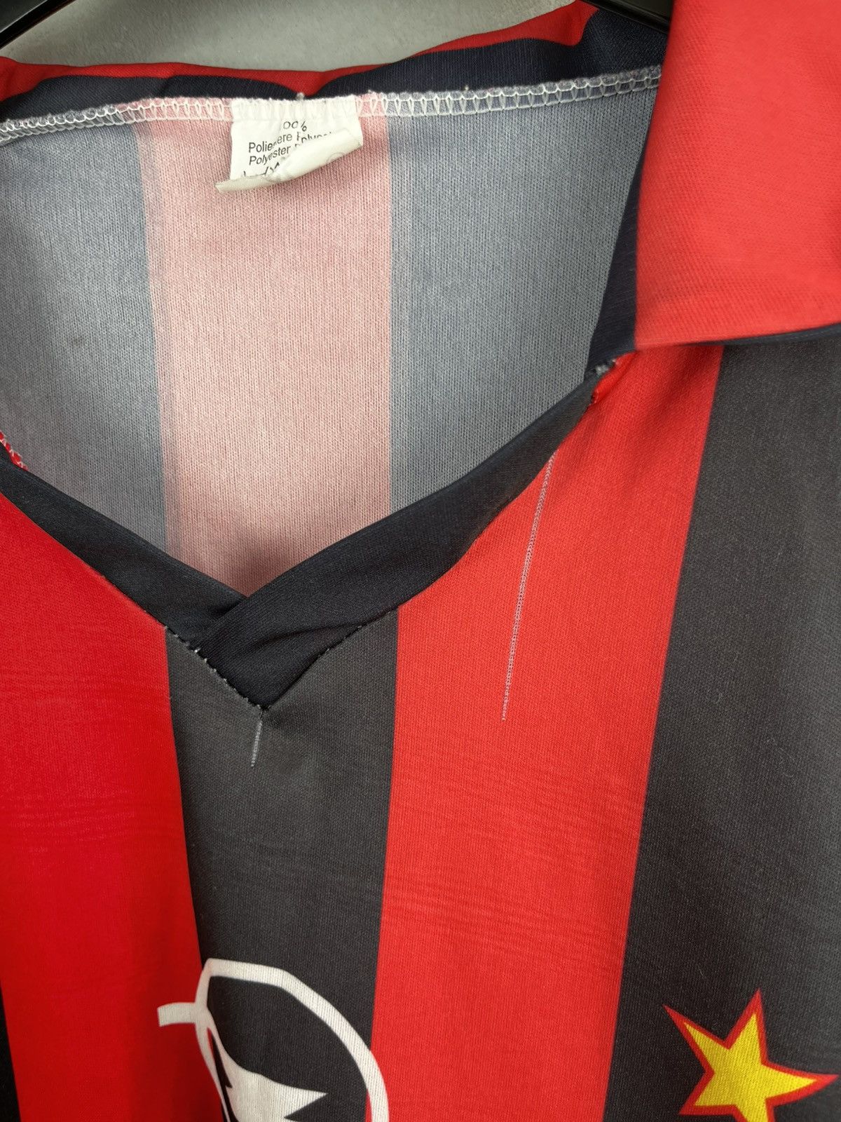 Vintage VINTAGE 90's AC MILAN SOCCER JERSEY Size US XL / EU 56 / 4 - 8 Thumbnail