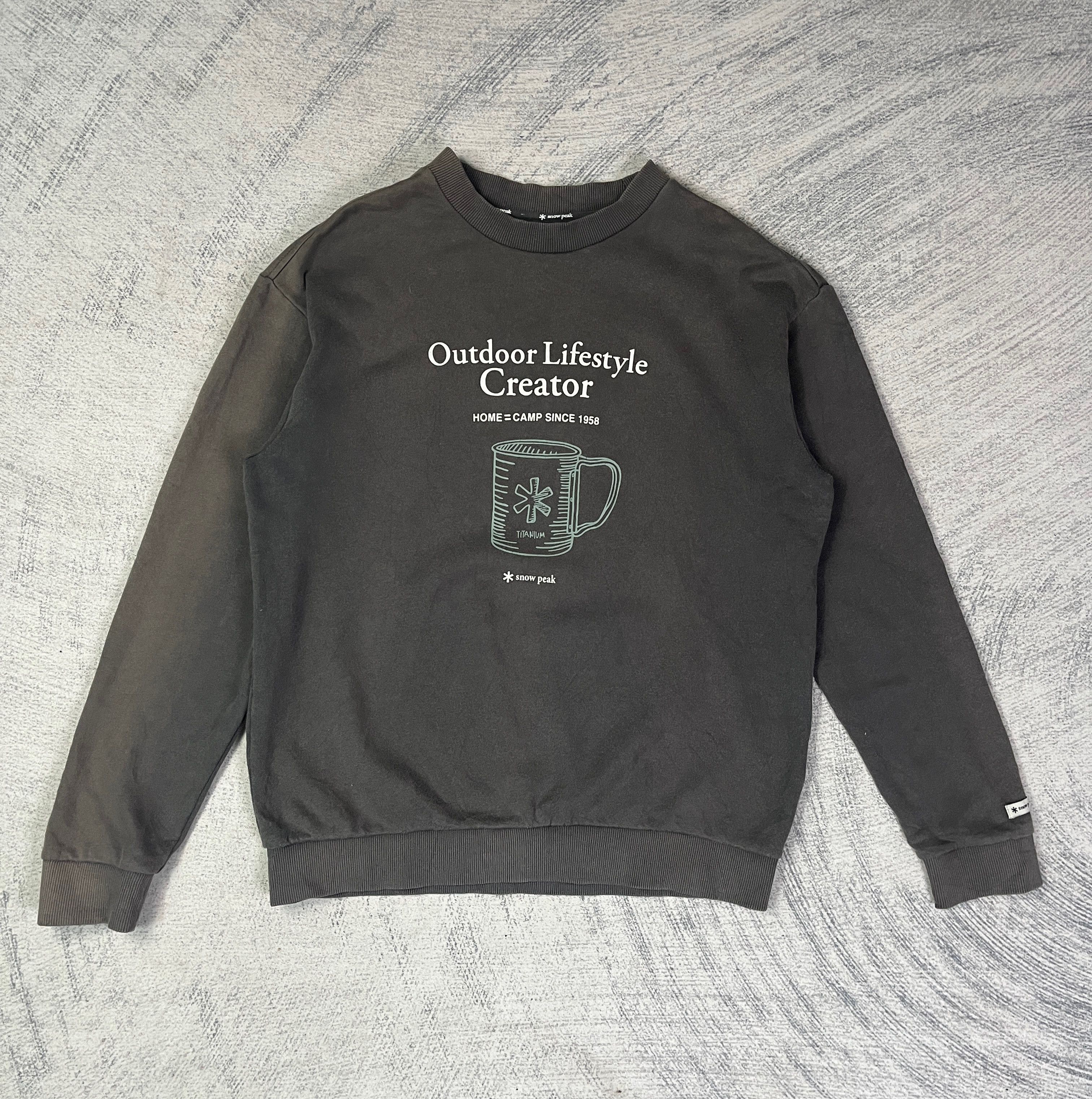 Snow Peak Snow Peak Outdoor Lifestyle Sweatshirt Size US S / EU 44-46 / 1 - 1 Thumbnail