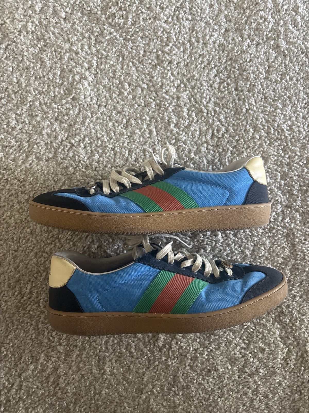 Gucci G74 Ace Blue size 9 gucci fits 10-10.5