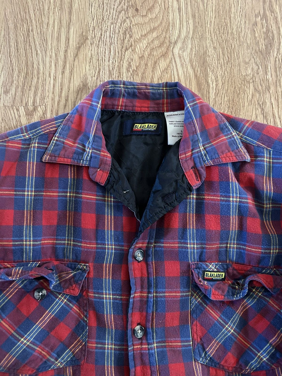 Flannel × Vintage Vintage Quilt Lined Flannel from BlakLader Size US L / EU 52-54 / 3 - 2 Thumbnail