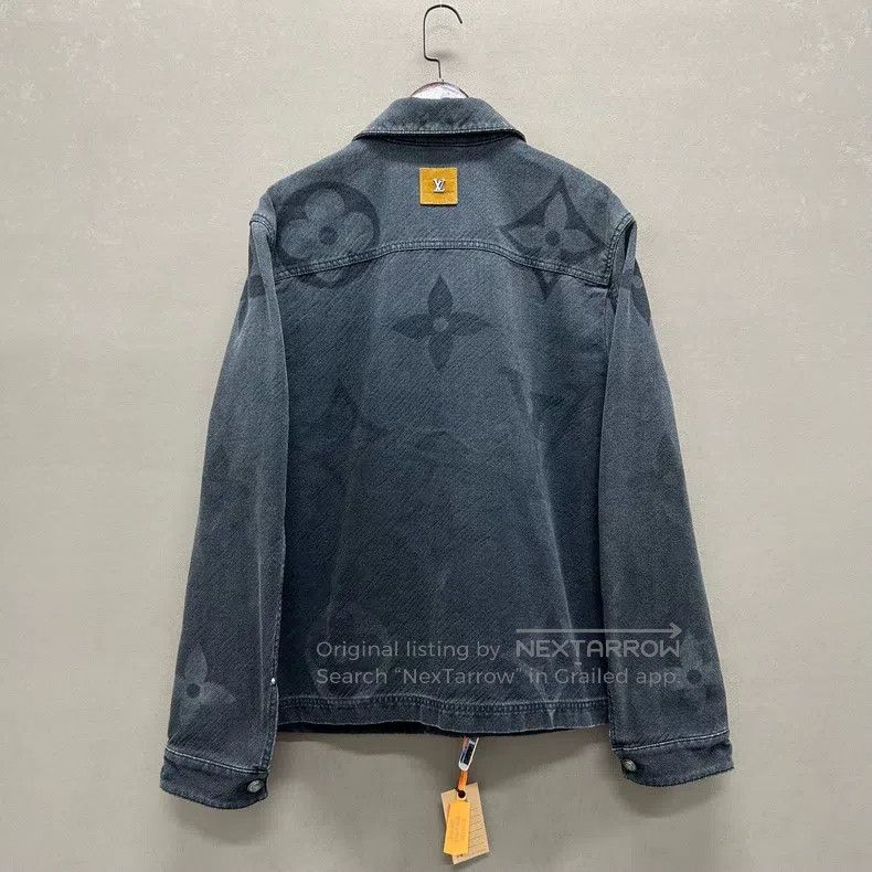 Louis Vuitton Louis Vuitton Gradient three-flower printed denim jacket Size US L / EU 52-54 / 3 - 2 Thumbnail