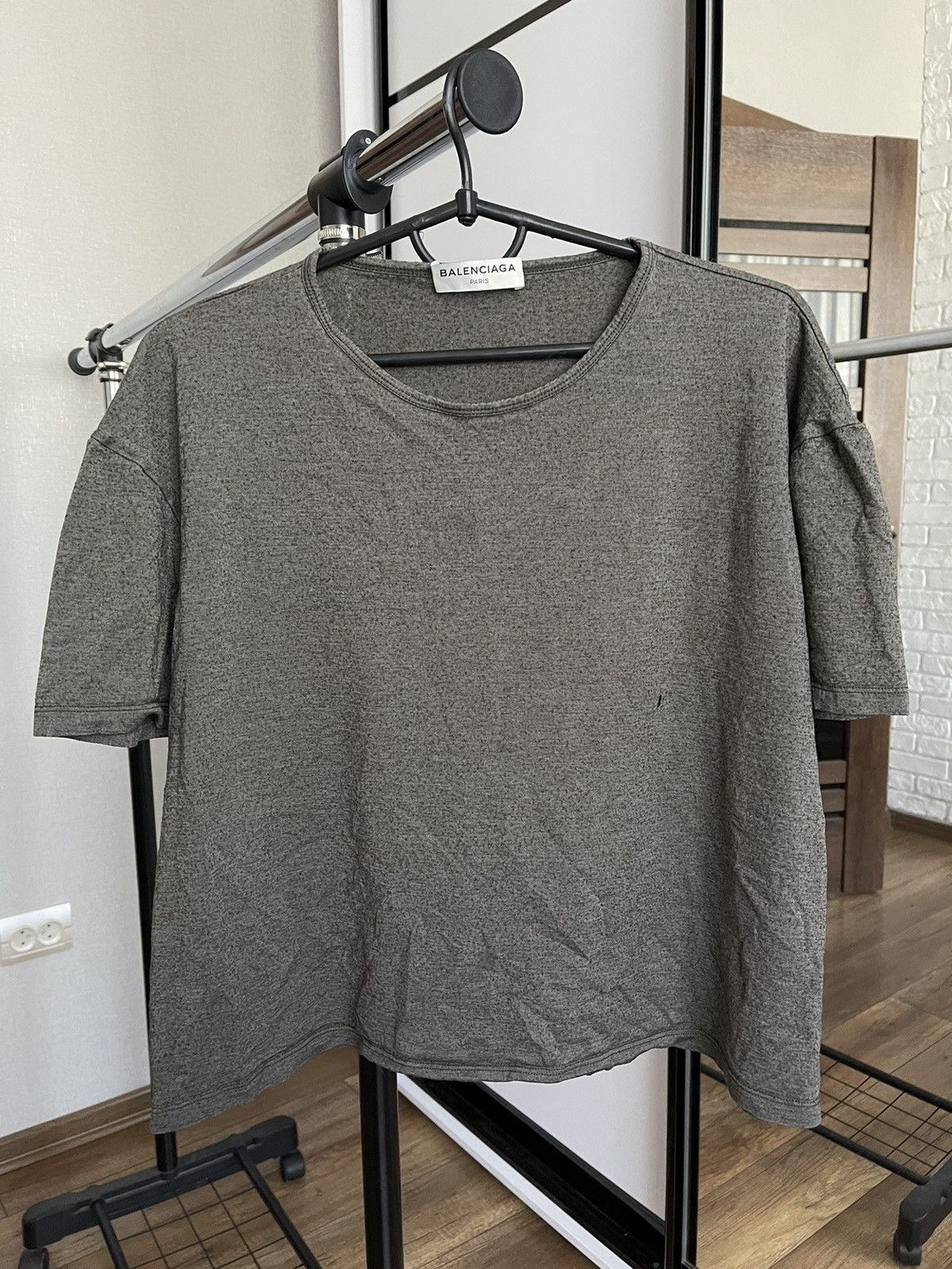 Balenciaga Balenciaga Paris Women’s T-Shirt Tee Wool/Silk Size XL / US 12-14 / IT 48-50 - 3 Thumbnail