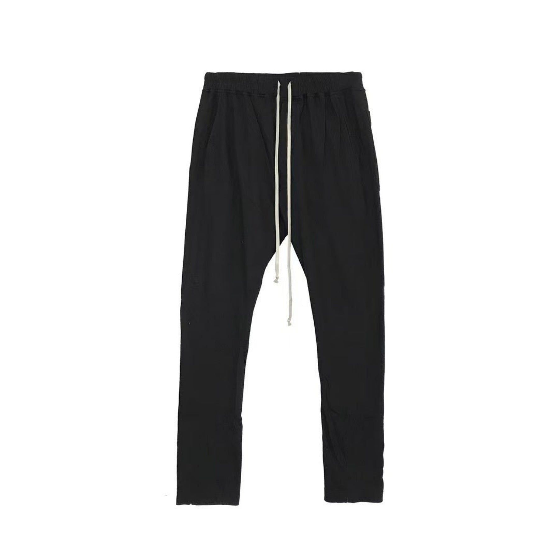 Rick Owens Drkshdw RICK OWENS DRKSHDW Berlin Dust Drawstring Black Pants RN Size US 29 - 1 Thumbnail