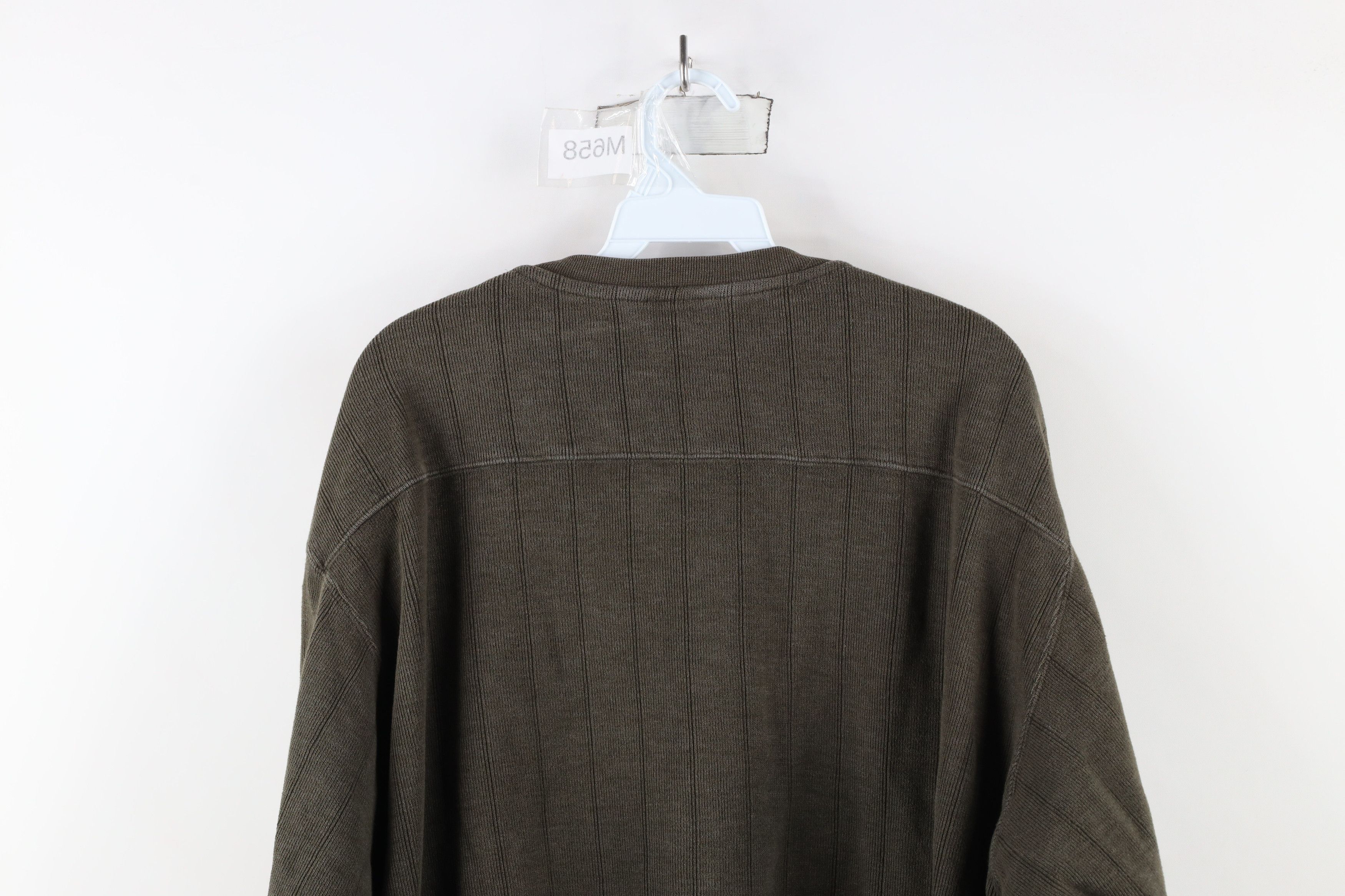 Columbia Vintage 90s Columbia Heavyweight Cotton Ribbed Knit Sweater Size US XXL / EU 58 / 5 - 8 Thumbnail