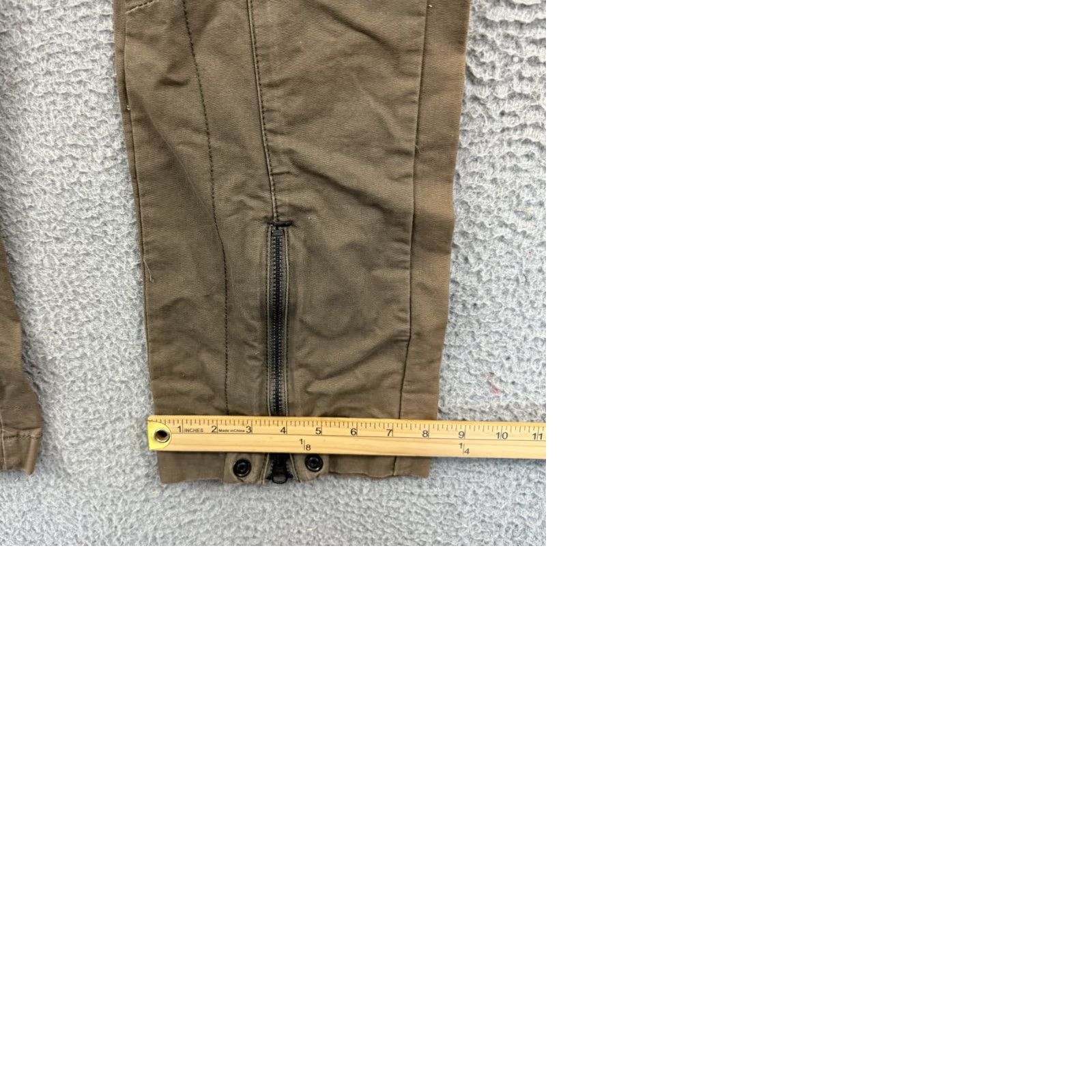 G-Star G-Star Raw Pants Mens 30x32 Brown Utility 5-Pocket Ankle Zip Grunge Y2K Straight Regular Size US 30 / EU 46 - 9 Thumbnail