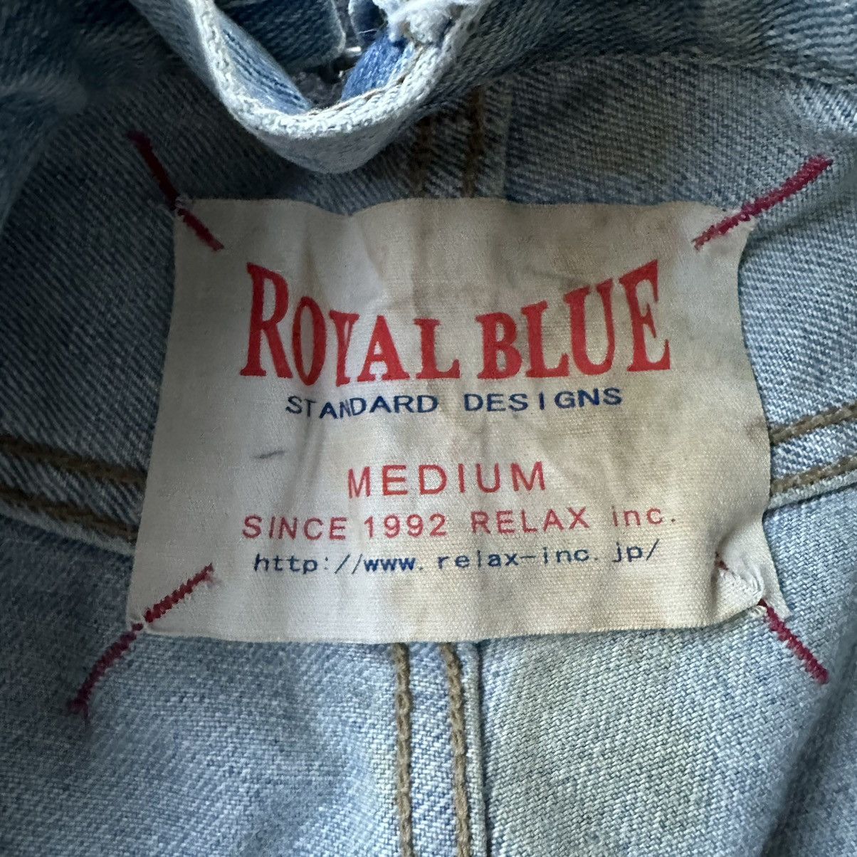 Blue Blue Japan Rare Royal Blue 5 Pocket Buckle Back Denim D686 Size US 31 - 17 Thumbnail
