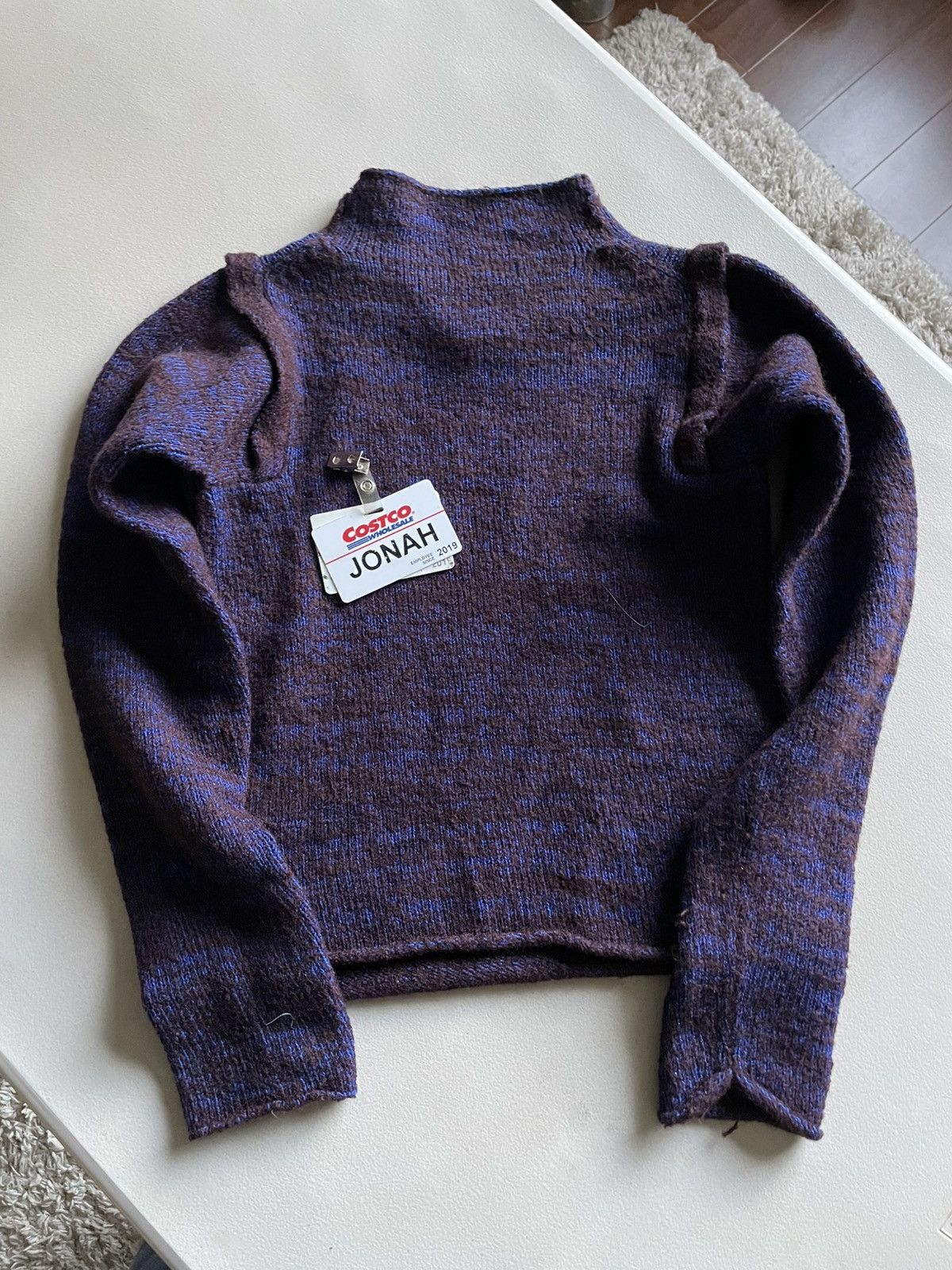 Y's Y’s Yohji Yamamoto Wool Asymmetrical Knit Sweater Size M / US 6-8 / IT 42-44 - 7 Thumbnail