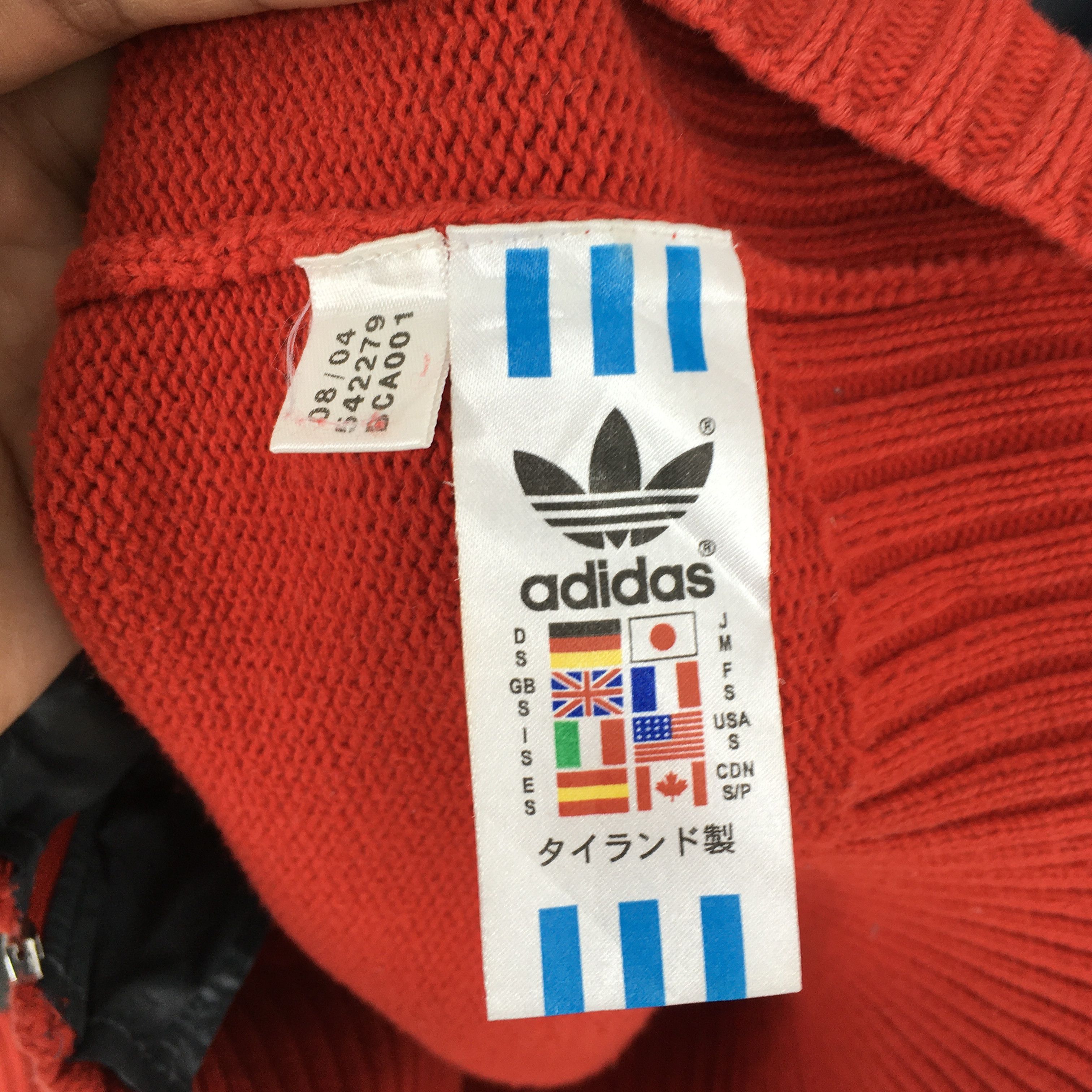 Adidas Vintage Adidas Trefoil Training Wear Zipper Jacket Medium Size US M / EU 48-50 / 2 - 8 Thumbnail