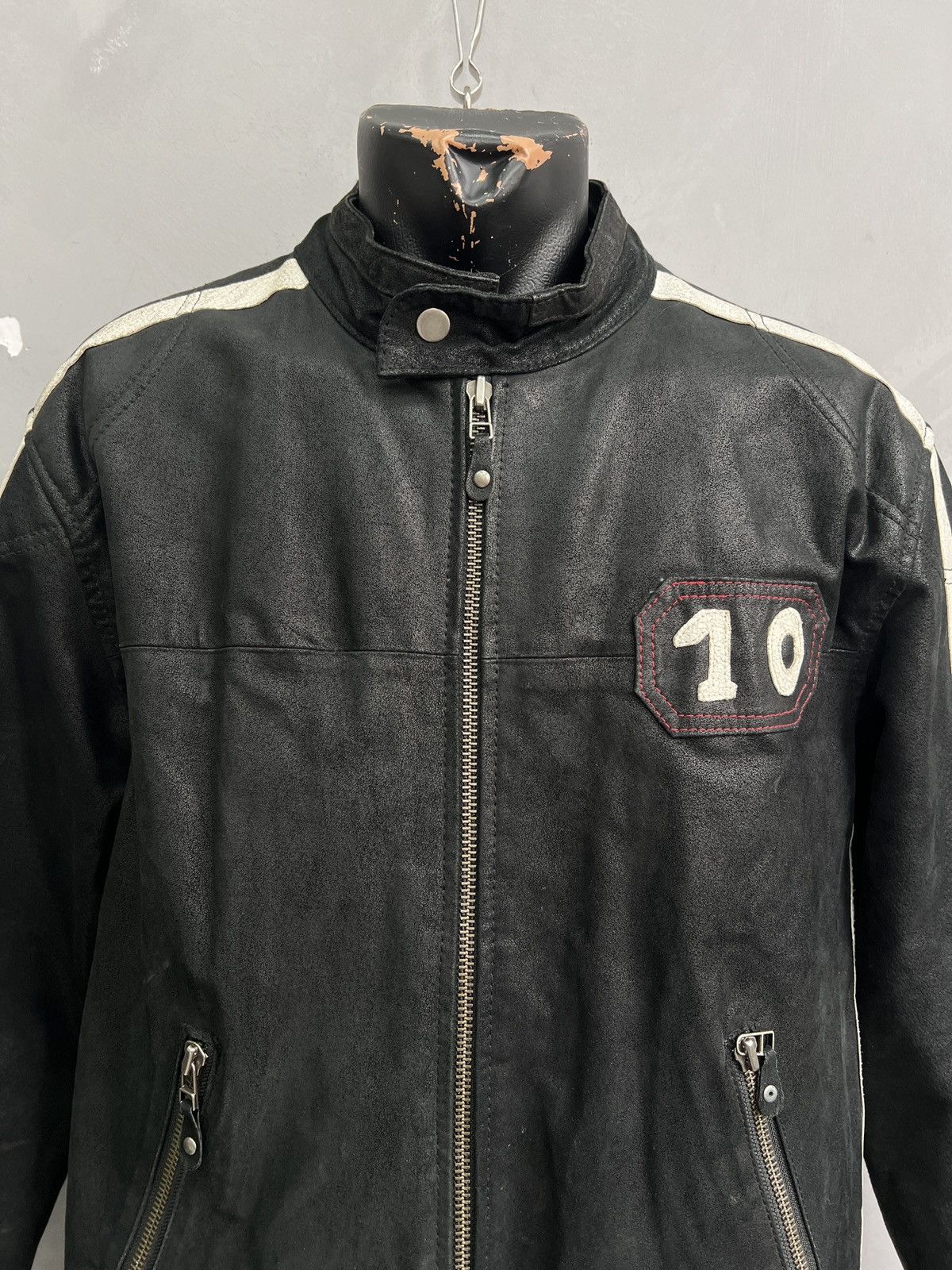 Marlboro Marlboro style racing style suede leather jacket y2k hype Size US L / EU 52-54 / 3 - 2 Thumbnail