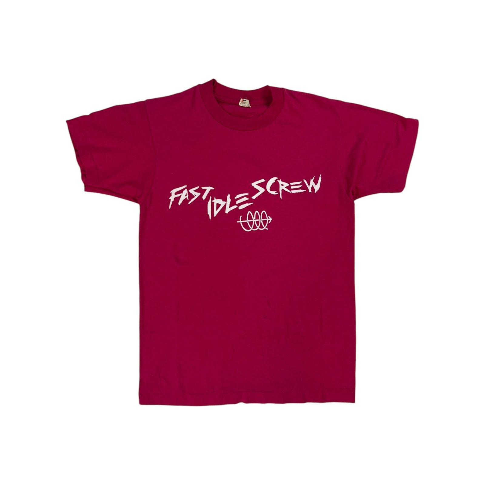 Vintage Vintage 80s Fast Idle Screw car parts tee (S) Size US S / EU 44-46 / 1 - 1 Thumbnail