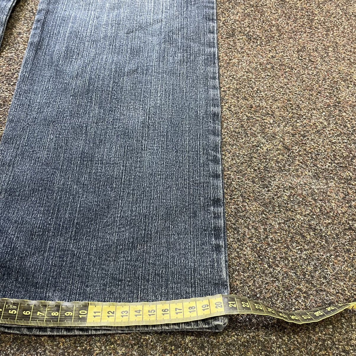 Vintage Vintage Y2K Baggy Wide Leg Distressed Jeans Skate Grunge Size 34" / US 12 / IT 48 - 8 Thumbnail