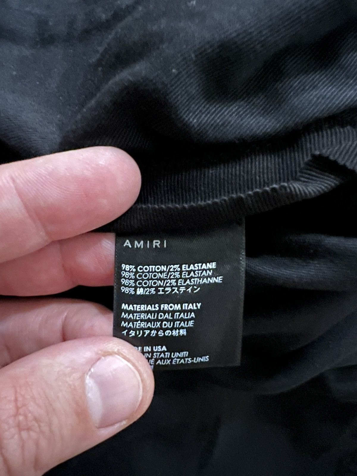 Amiri AMIRI Black & Red-Stripe Cargo Pants size 36 $1500 Size US 36 / EU 52 - 5 Thumbnail