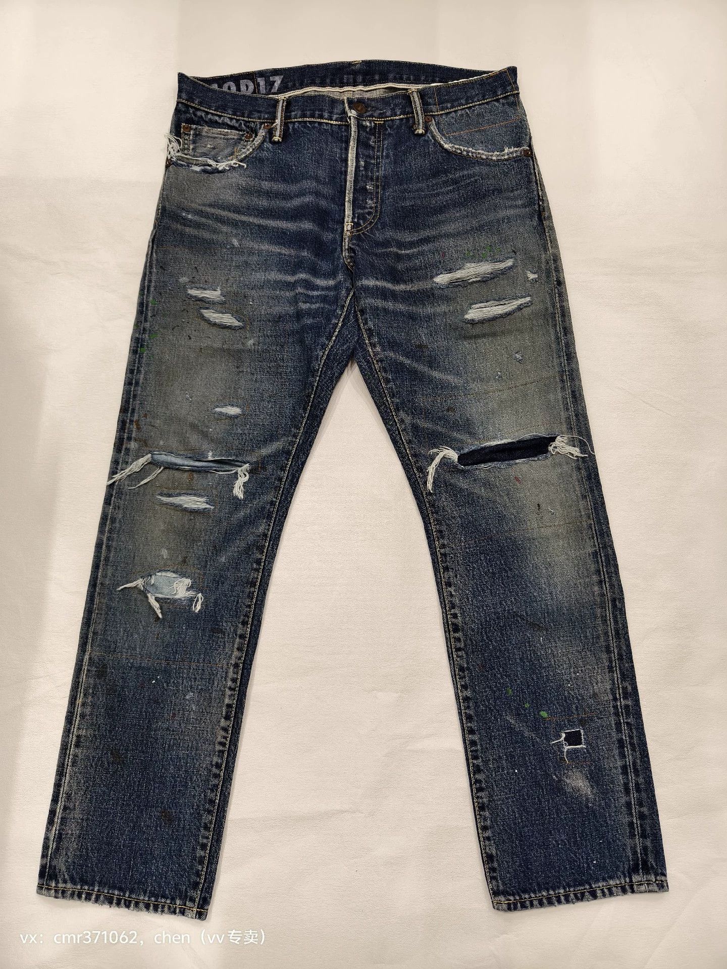 Visvim visvim 19ss spot 10 d17 Destruct pants | Grailed