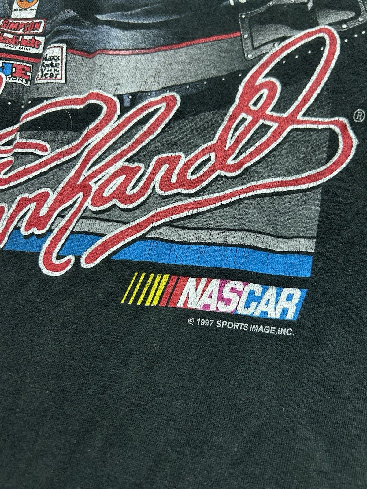 Vintage Vintage 90s t shirt Dale Earnhardt nascar racing 1997 large Size US L / EU 52-54 / 3 - 3 Thumbnail