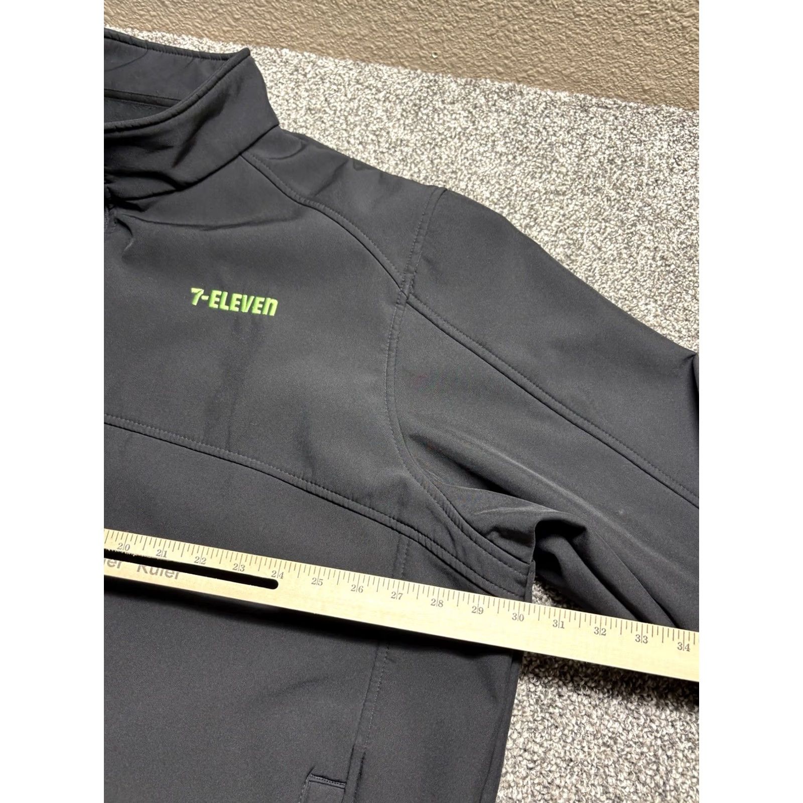 Vintage 7-11 Jacket Employee Adult 3XL Black Full Zip Uniform Shirt Mens Size US XXL / EU 58 / 5 - 5 Thumbnail