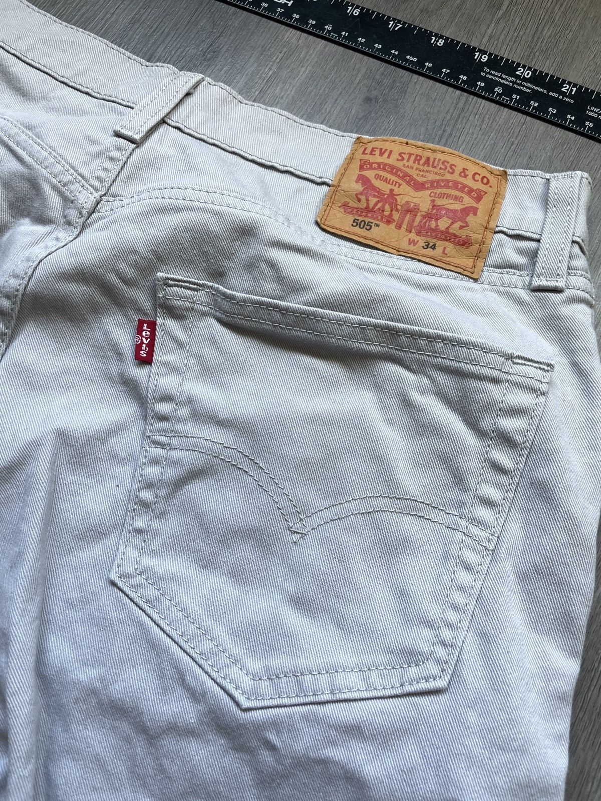 Levi's Y2K Levi’s 505 “Regular Fit” Lightweight Denim Shorts(Sz.34) Size US 34 / EU 50 - 2 Thumbnail